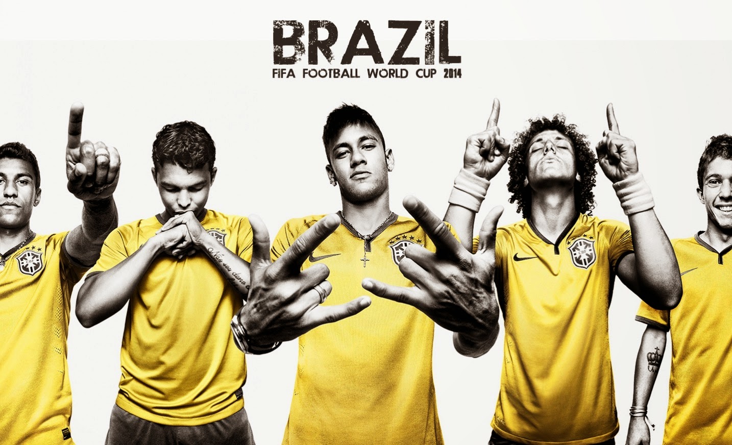 Neymar Best Wallpaper - Brazil Pic 2014 World Cup - HD Wallpaper 