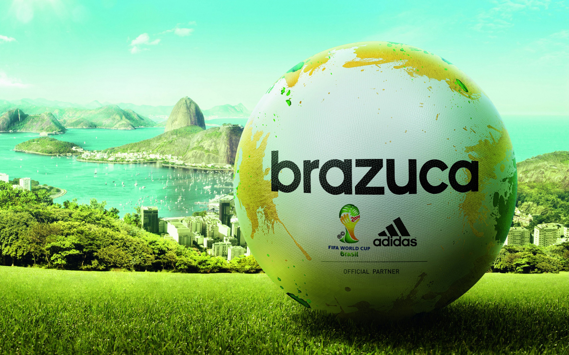 Adidas Brazuca Match Ball Fifa World Cup - Adidas Brazuca - HD Wallpaper 