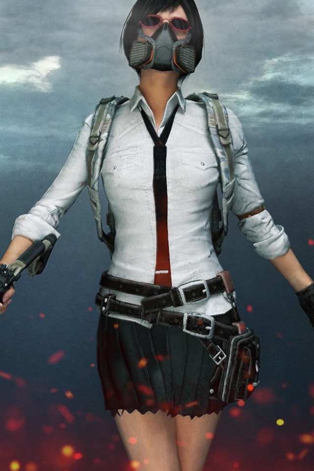 Iphone Wallpaper Girl, Gun, Playerunknown S Battlegrounds - Pubg Mobile Wallpaper Girl 4k - HD Wallpaper 