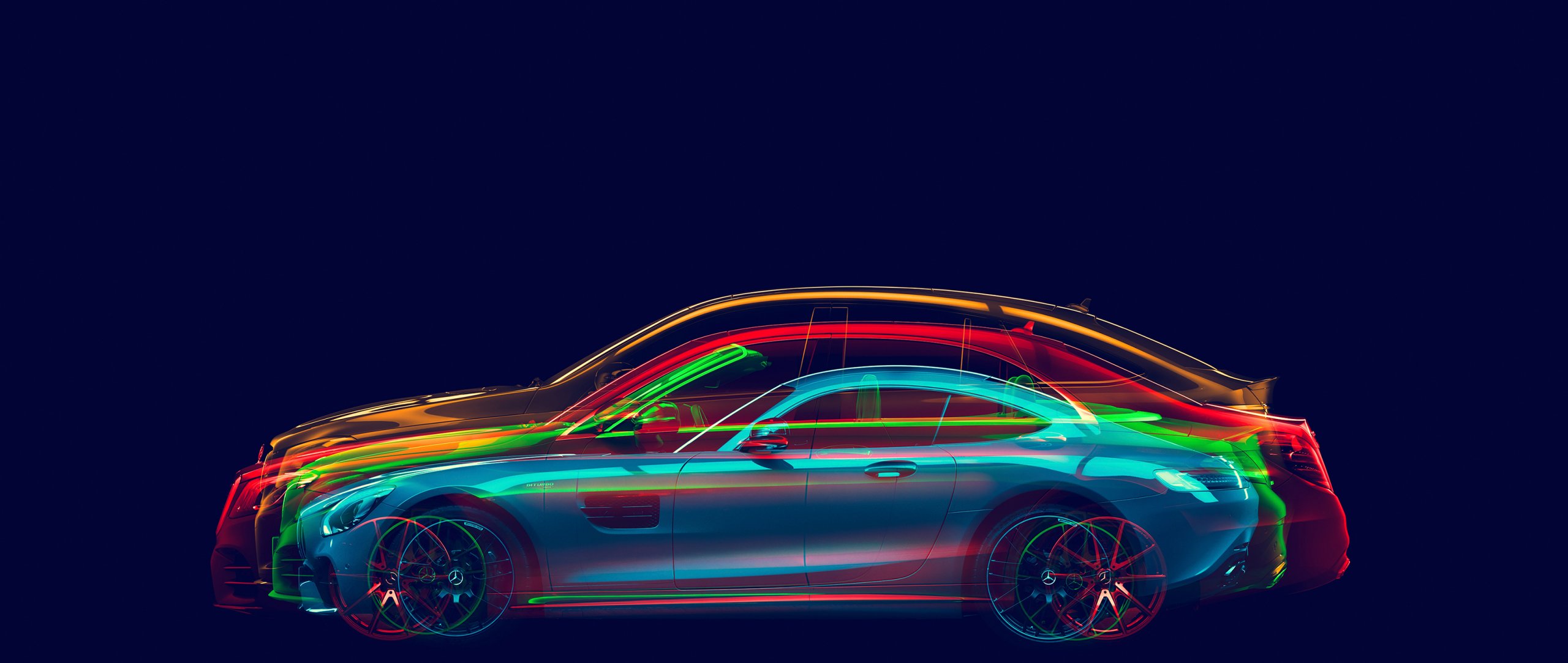 Mercedes-benz Passenger Cars Art Calendar - Mercedes Benz Calendar - HD Wallpaper 