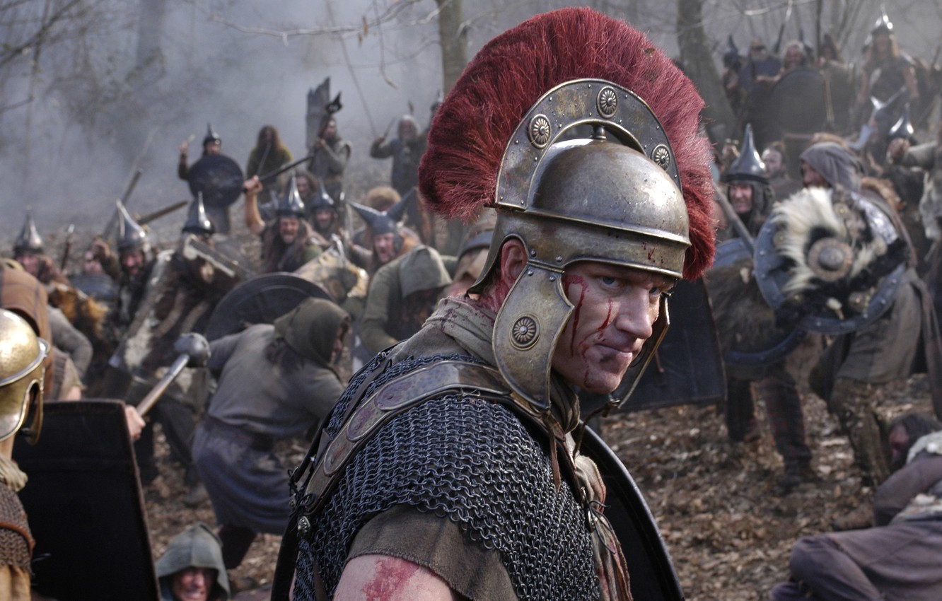 Photo Wallpaper Tv Series, Battle, Hbo, Centurion Lucius - Lucius Vorenus Titus Pullo - HD Wallpaper 