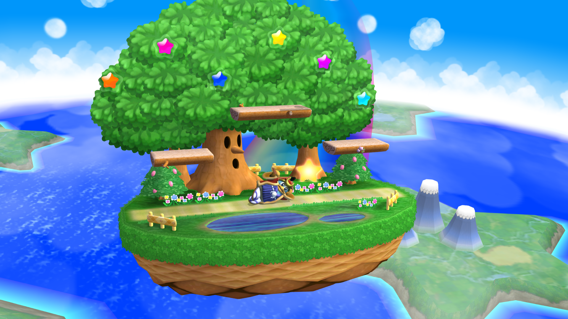 Super Smash Bros - Dreamland Smash - HD Wallpaper 