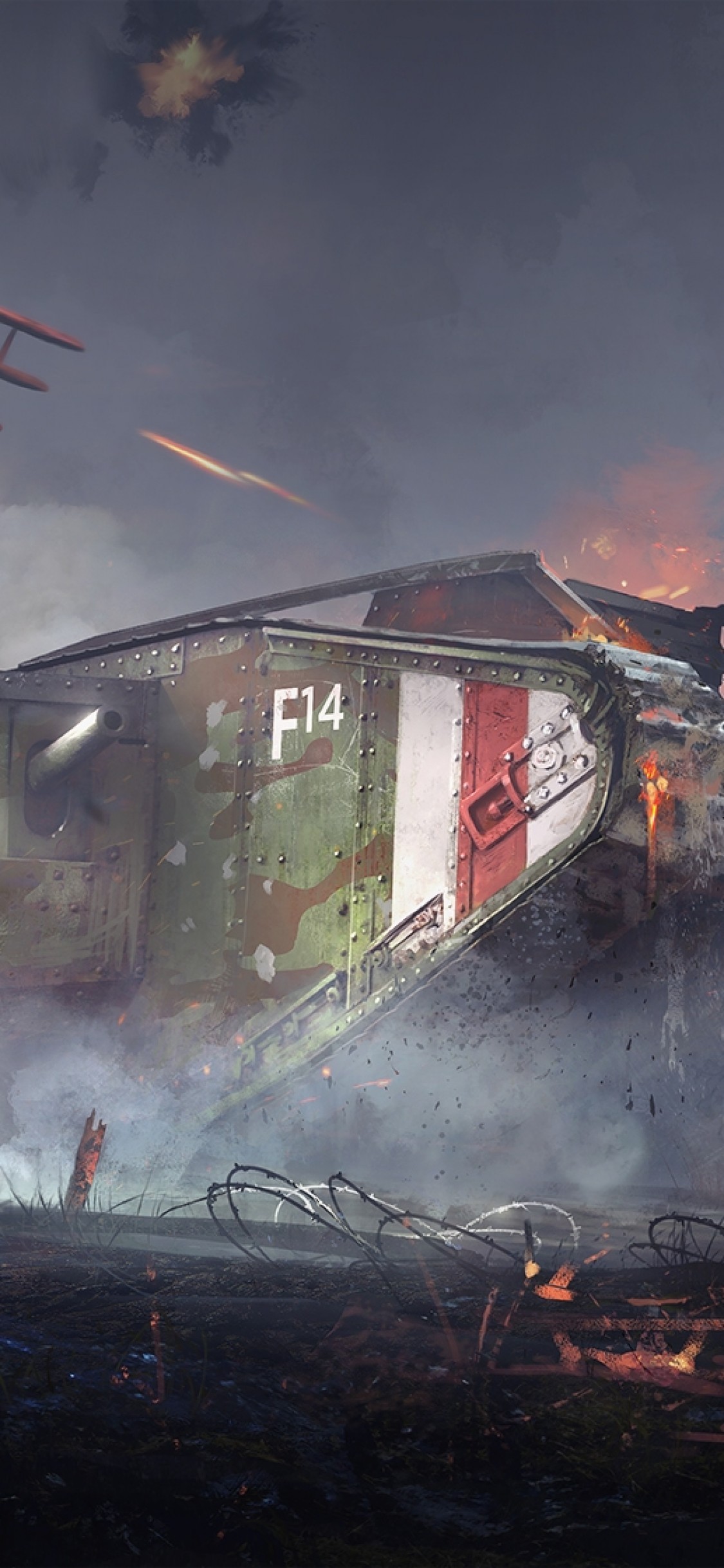 Battlefield 1, Tank, Planes, War, Artwork - Battlefield 1 Wallpaper Tank - HD Wallpaper 