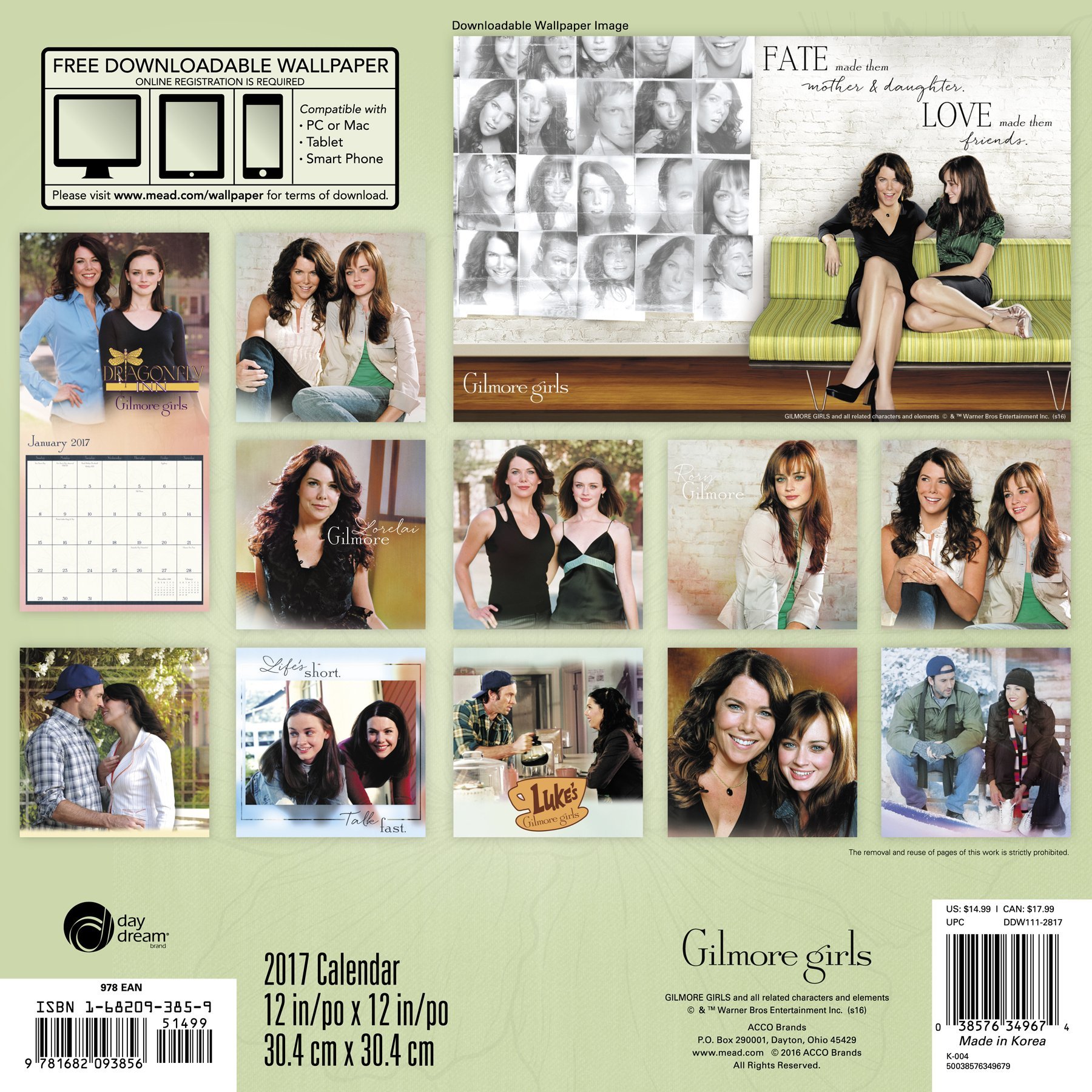 Gilmore Girls 2019 Calendar - HD Wallpaper 