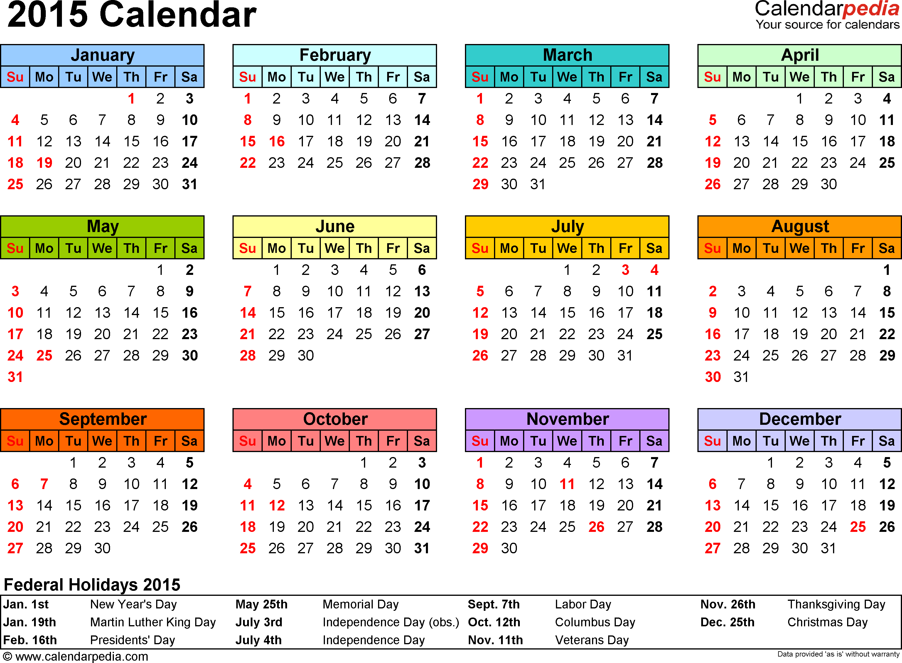 2015 Calendar With Holidays Excel - Printable 2020 Calendar Canada - HD Wallpaper 