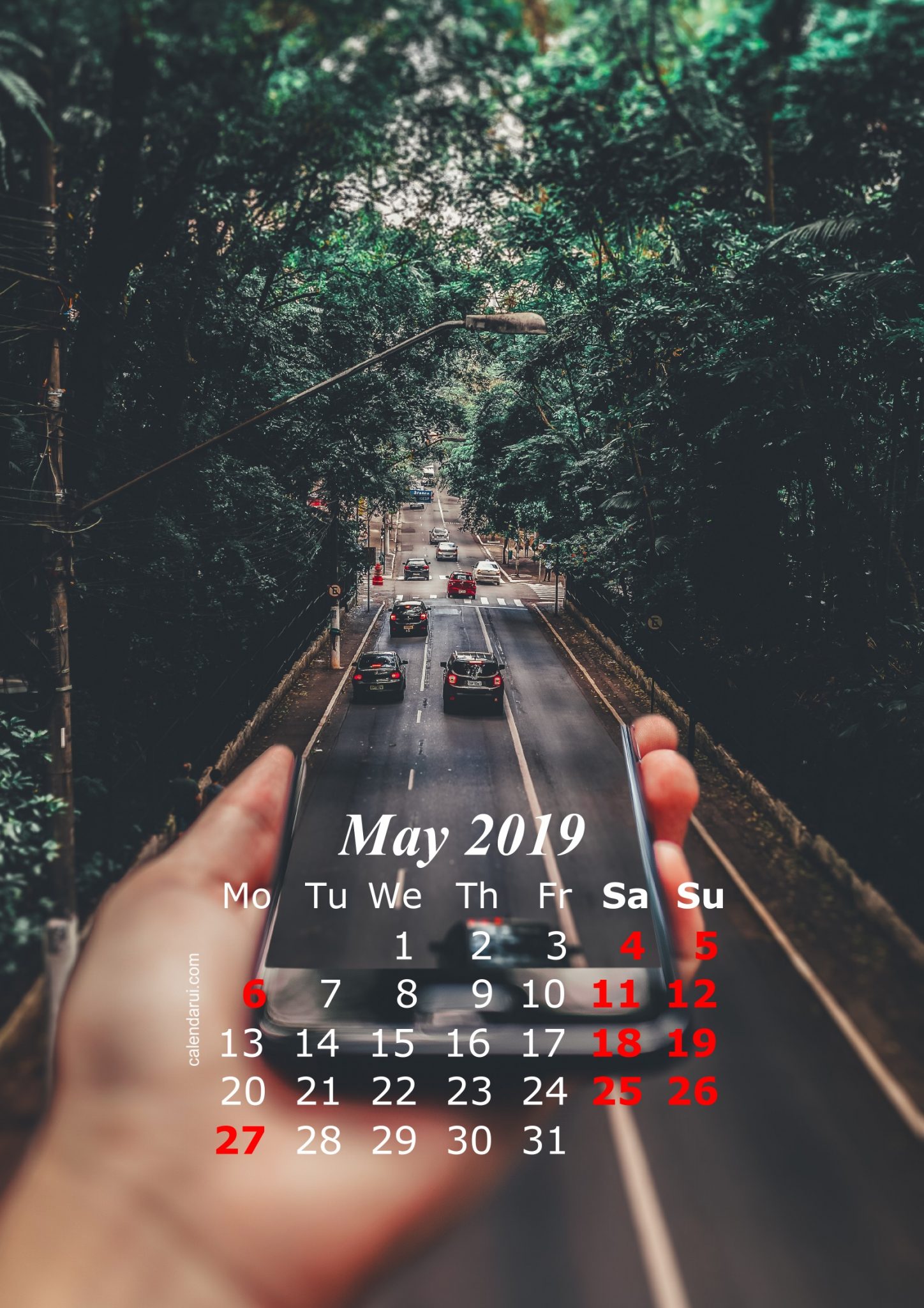 May 2019 Iphone Calendar Hd Wallpaper - New York City Forced Perspective Photography - HD Wallpaper 