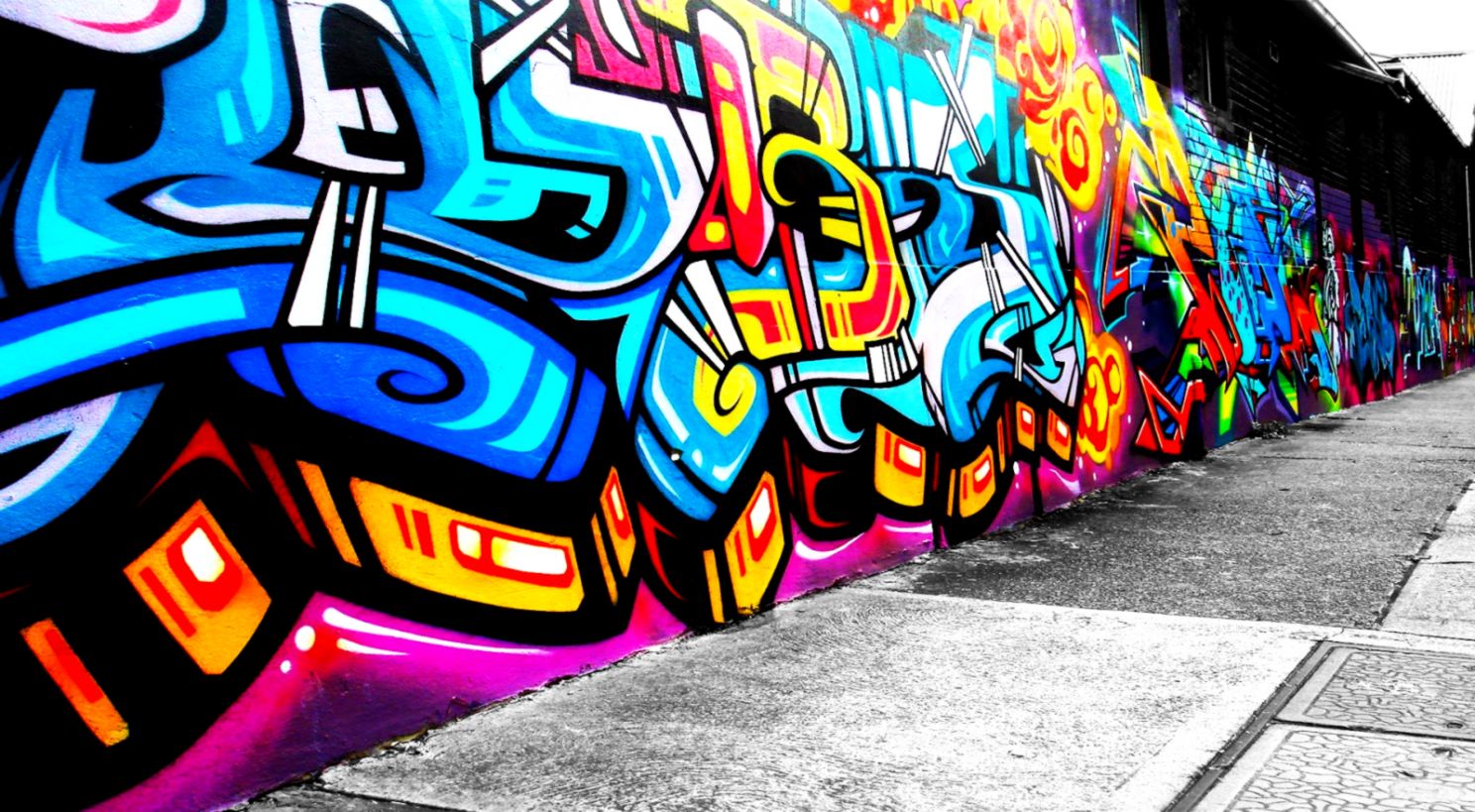 Graffiti Wall Art Background Wallpaper Hd Wallpapers - Wall Graffiti Art Background - HD Wallpaper 