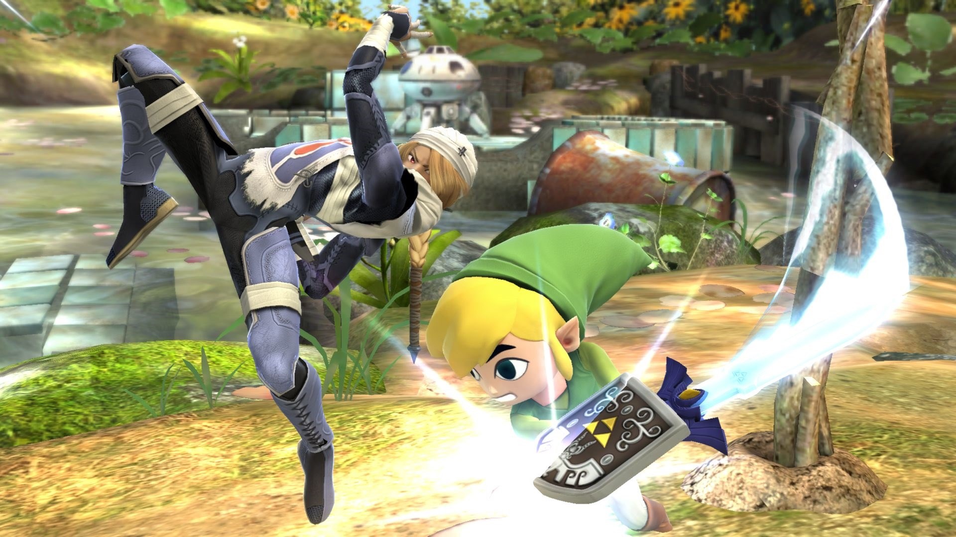 Sheik In Super Smash Bros - Super Smash Bros. For Nintendo 3ds And Wii U - HD Wallpaper 