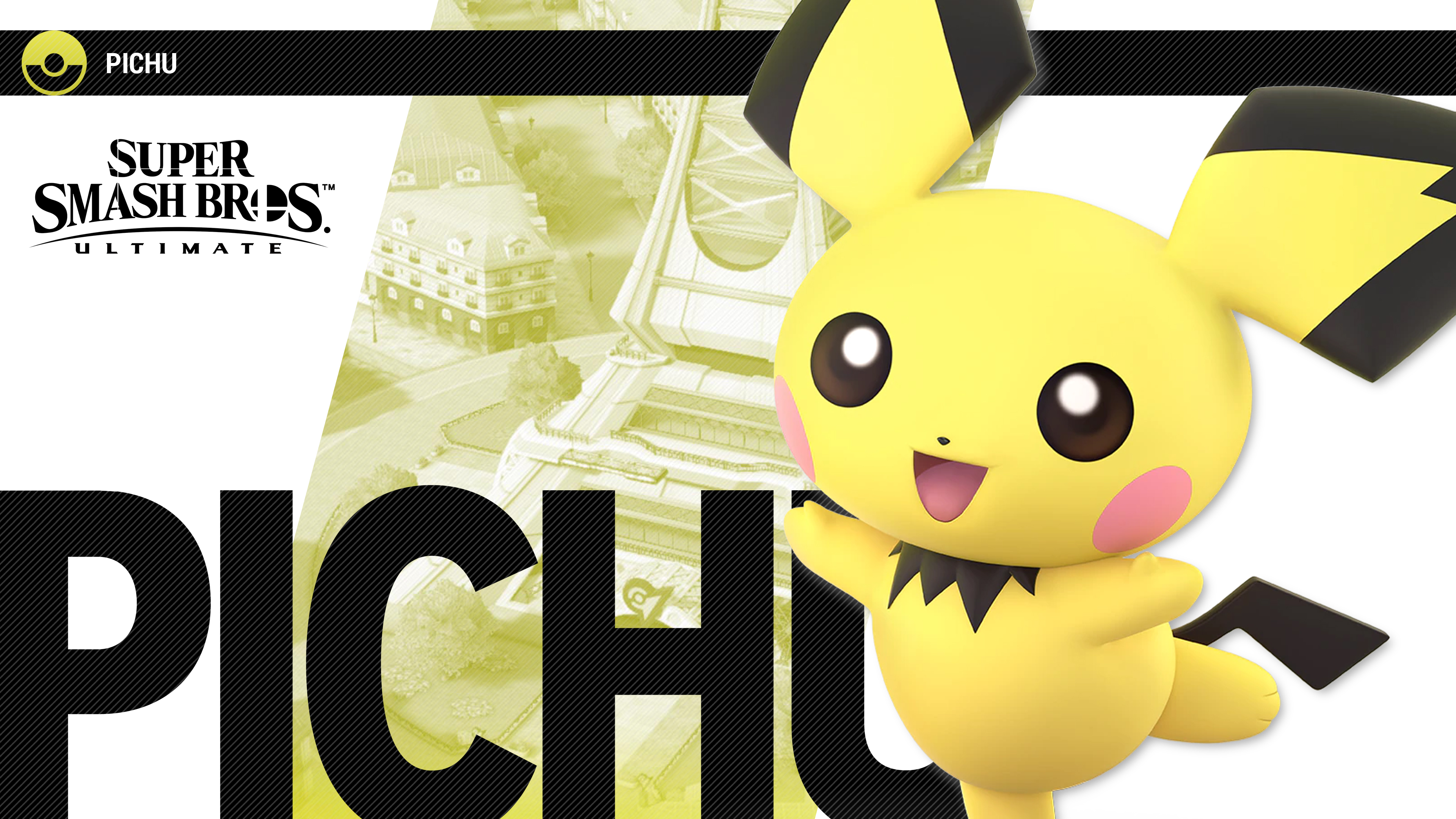 Super Smash Bros Ultimate Pichu - HD Wallpaper 