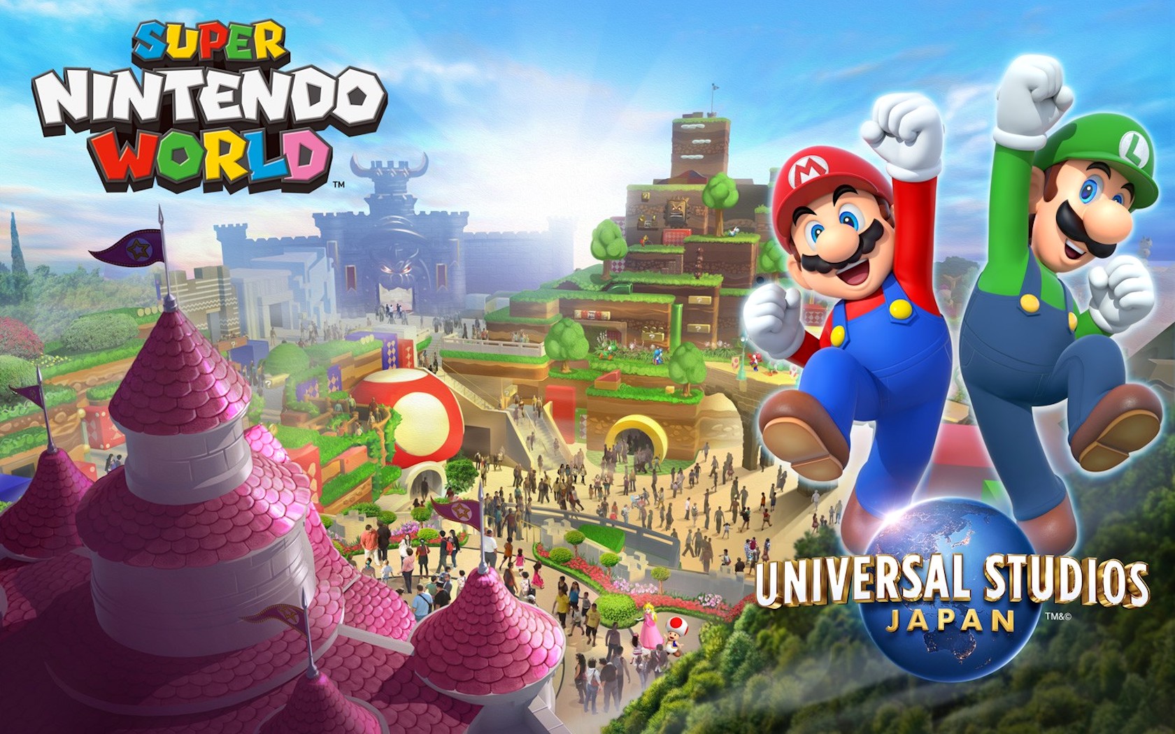 Super Nintendo World ™ Japan - HD Wallpaper 