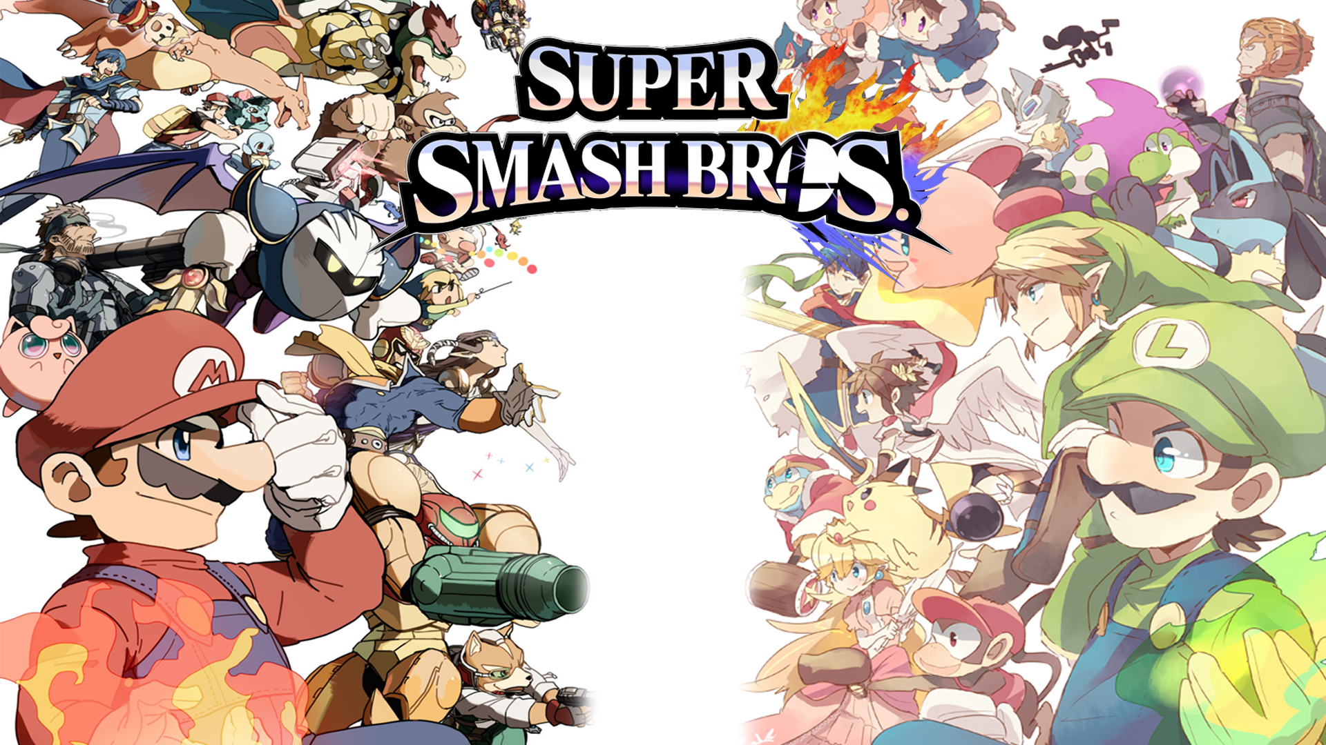 Super Smash Bros Wallpaper Anime - HD Wallpaper 