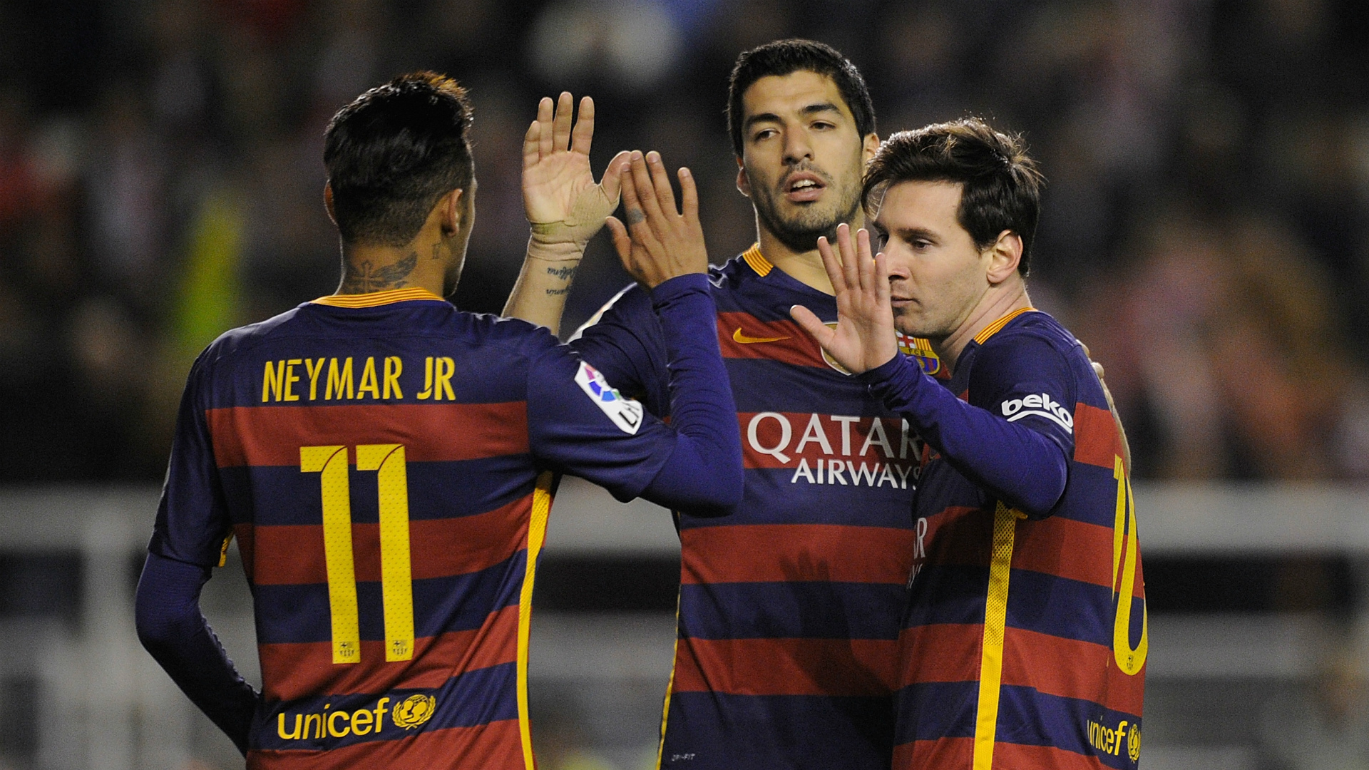 Messi Neymar And Suarez Wallpaper - HD Wallpaper 