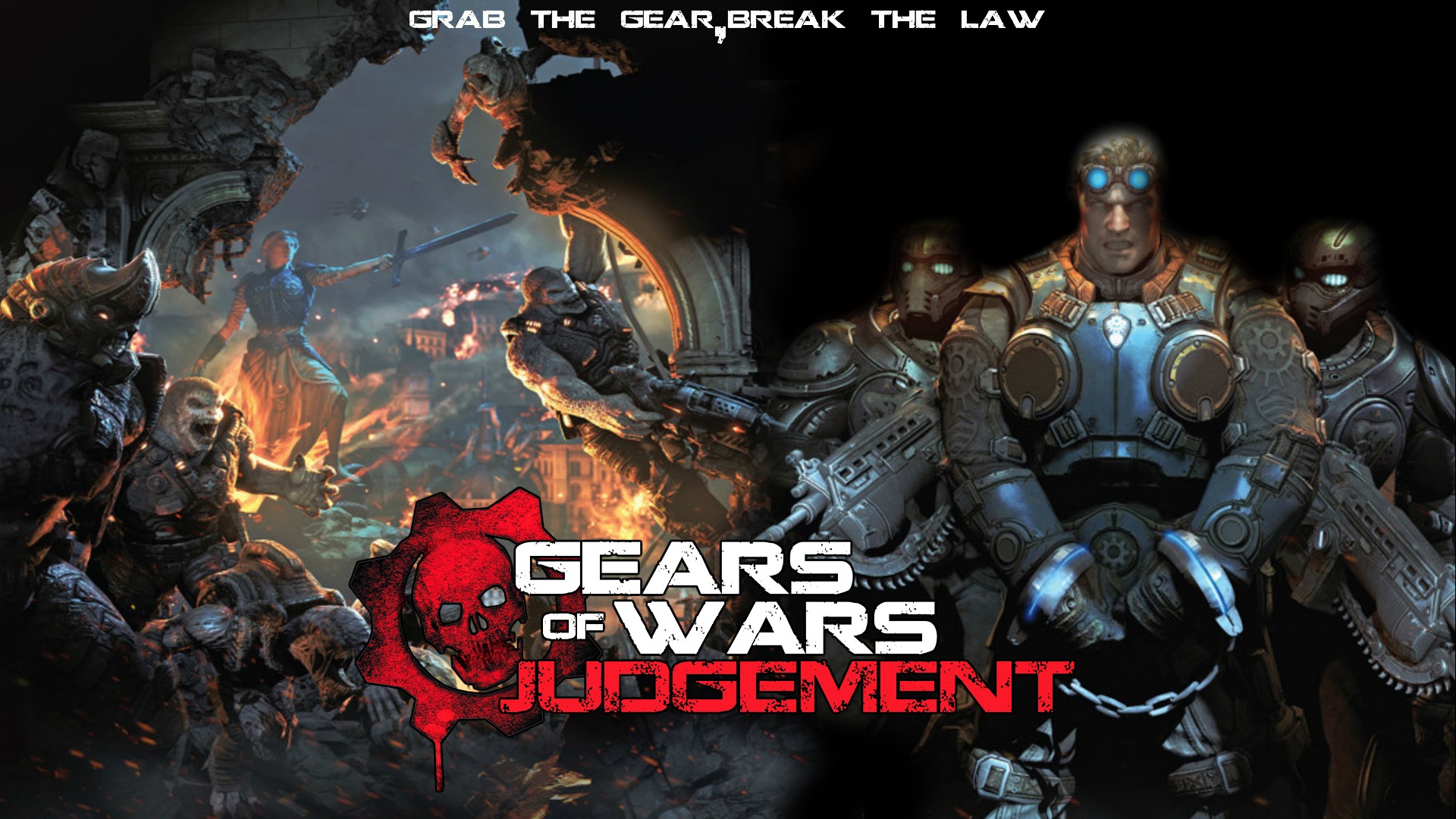 Wallpaper Gears Of War - Gears Of War Judgment - HD Wallpaper 