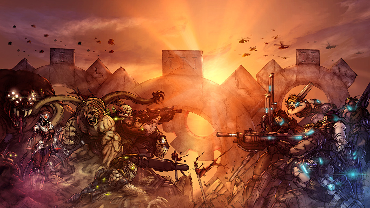 Gears Of War 8k - HD Wallpaper 