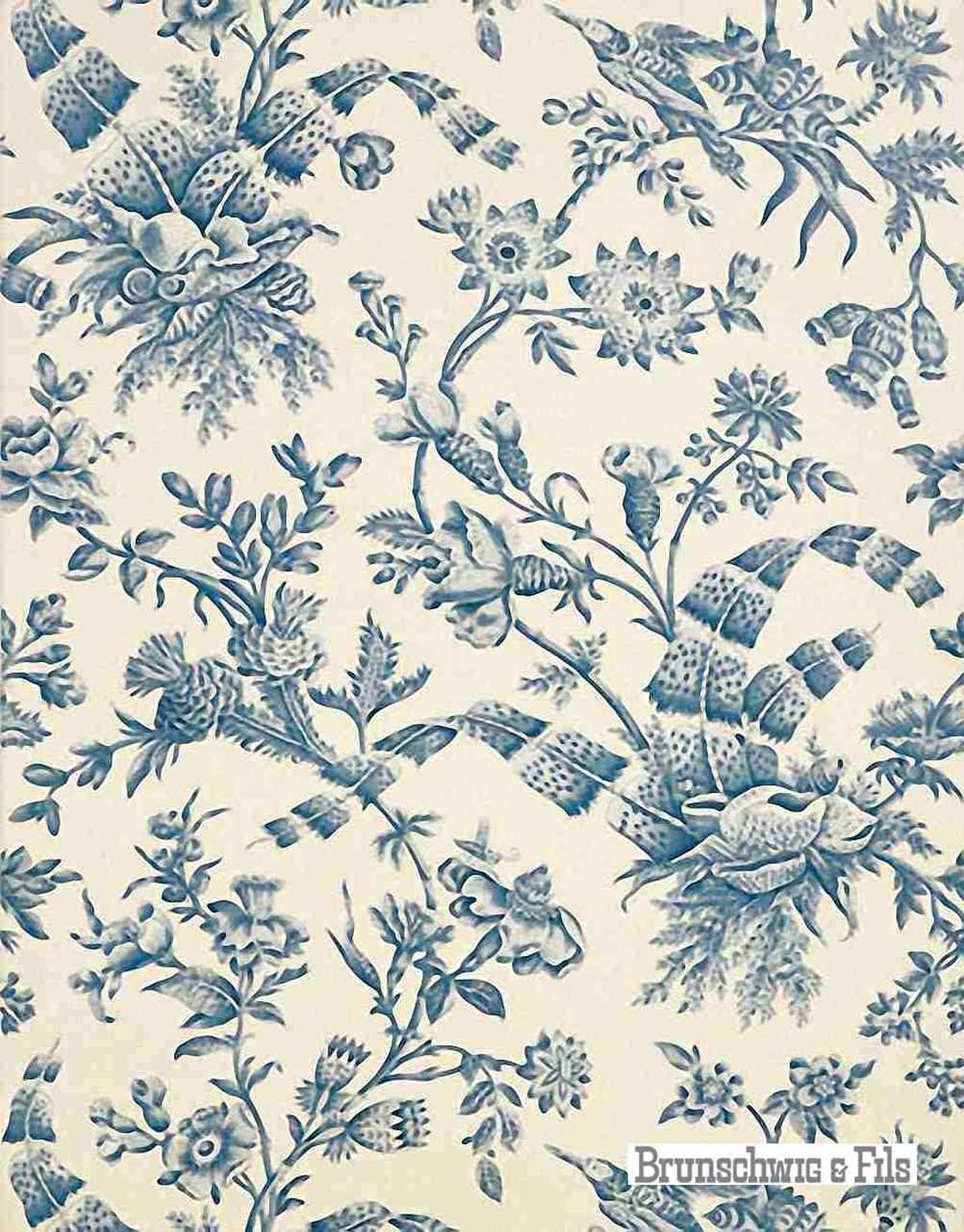 Shell Toile Brunschwig And Fils - HD Wallpaper 
