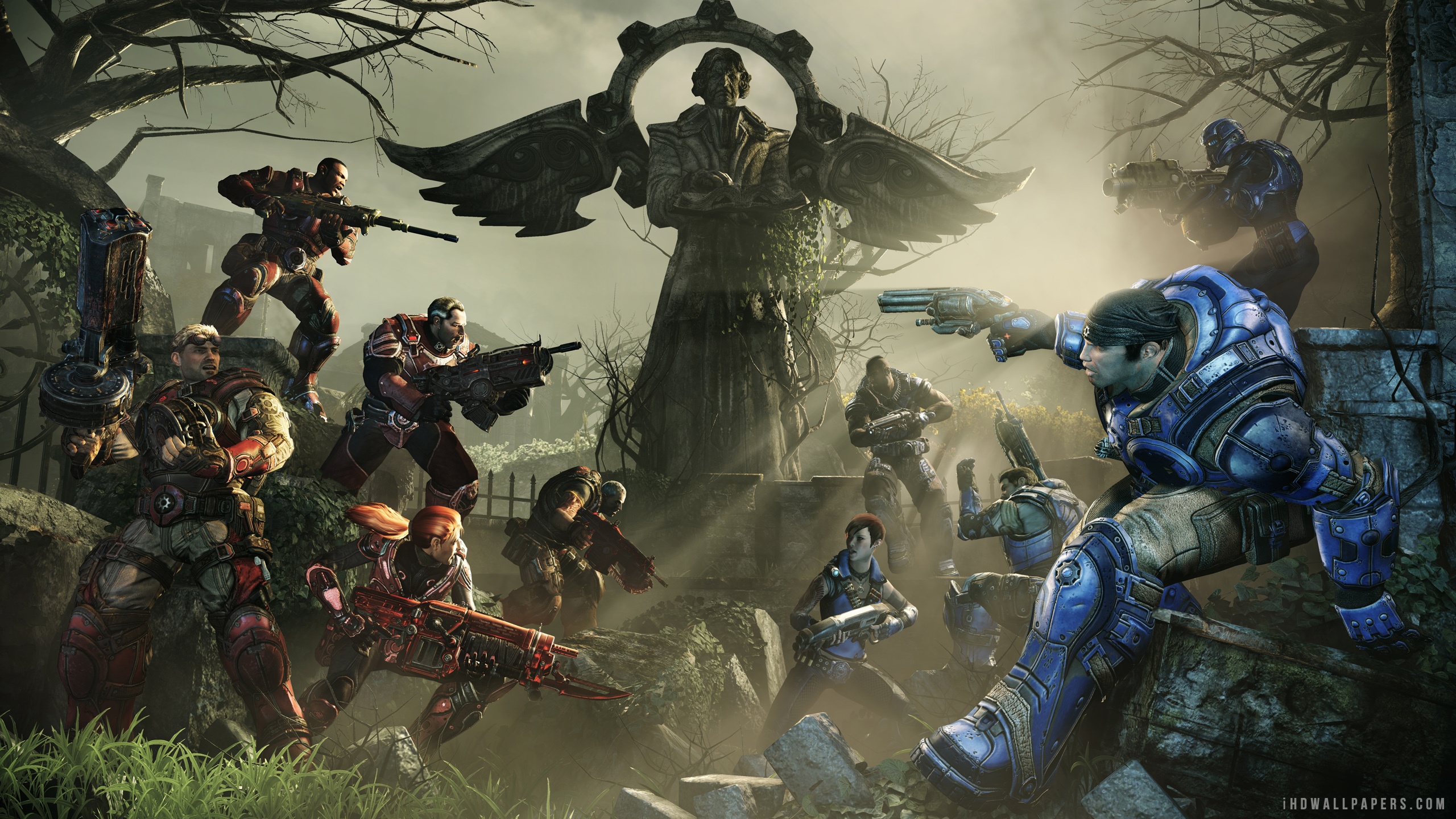 Halo Gears Of War 2560x1440 Wallpaper teahub.io