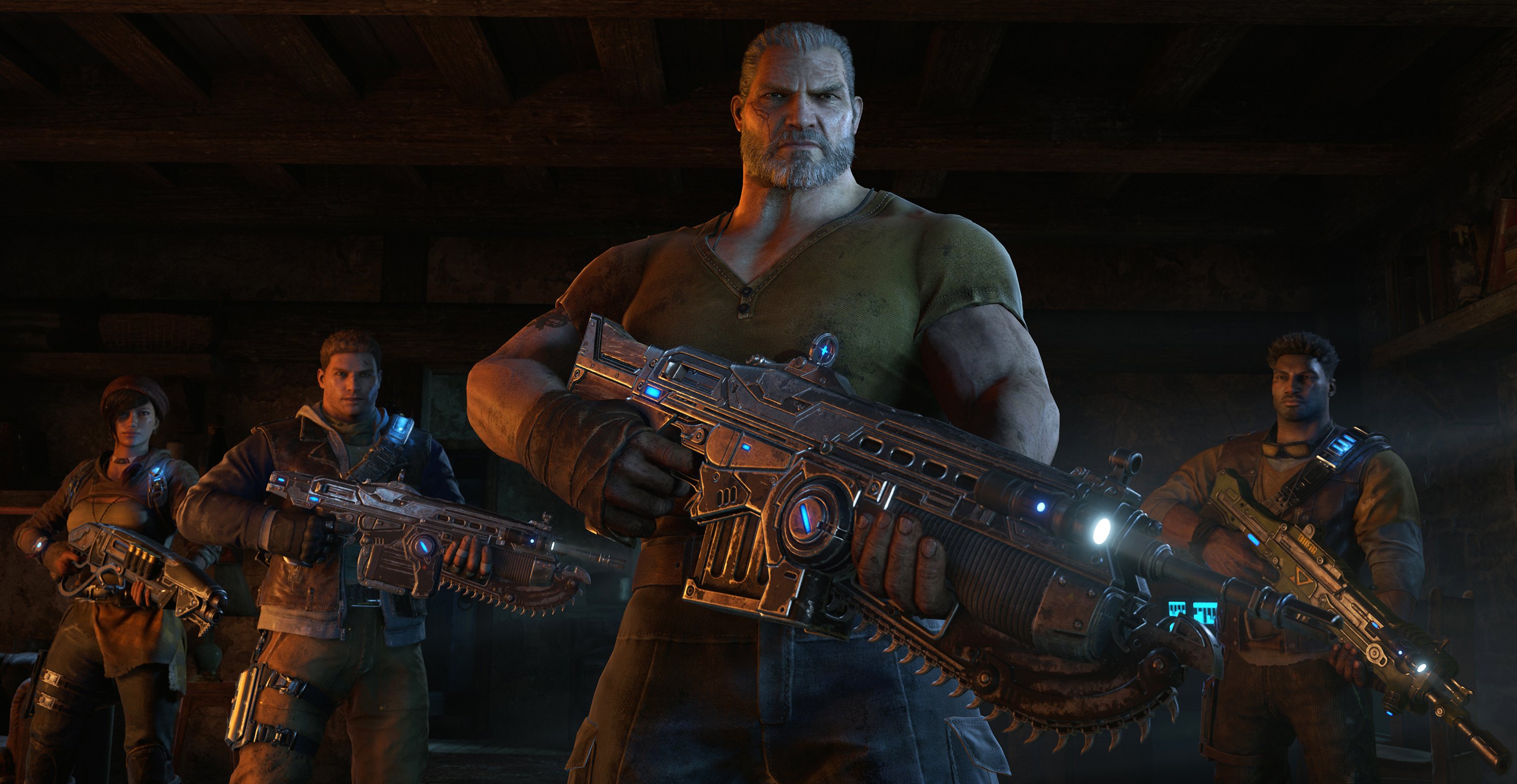 Gears Of War 4 Old Characters - HD Wallpaper 