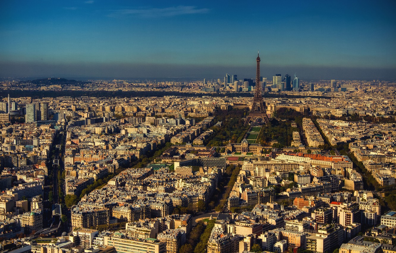 Photo Wallpaper The City, France, Paris, View, Building, - Paris Vue Du 94 - HD Wallpaper 