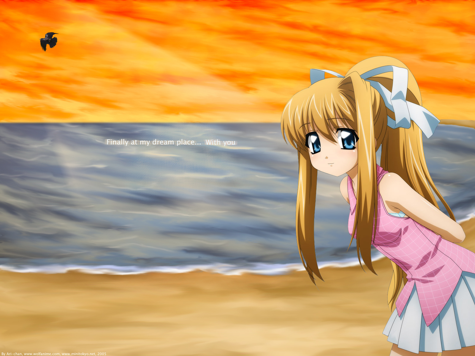 Tomokazu Sugimura, Air, Sora , Misuzu Kamio, Doujinshi - Air Anime - HD Wallpaper 