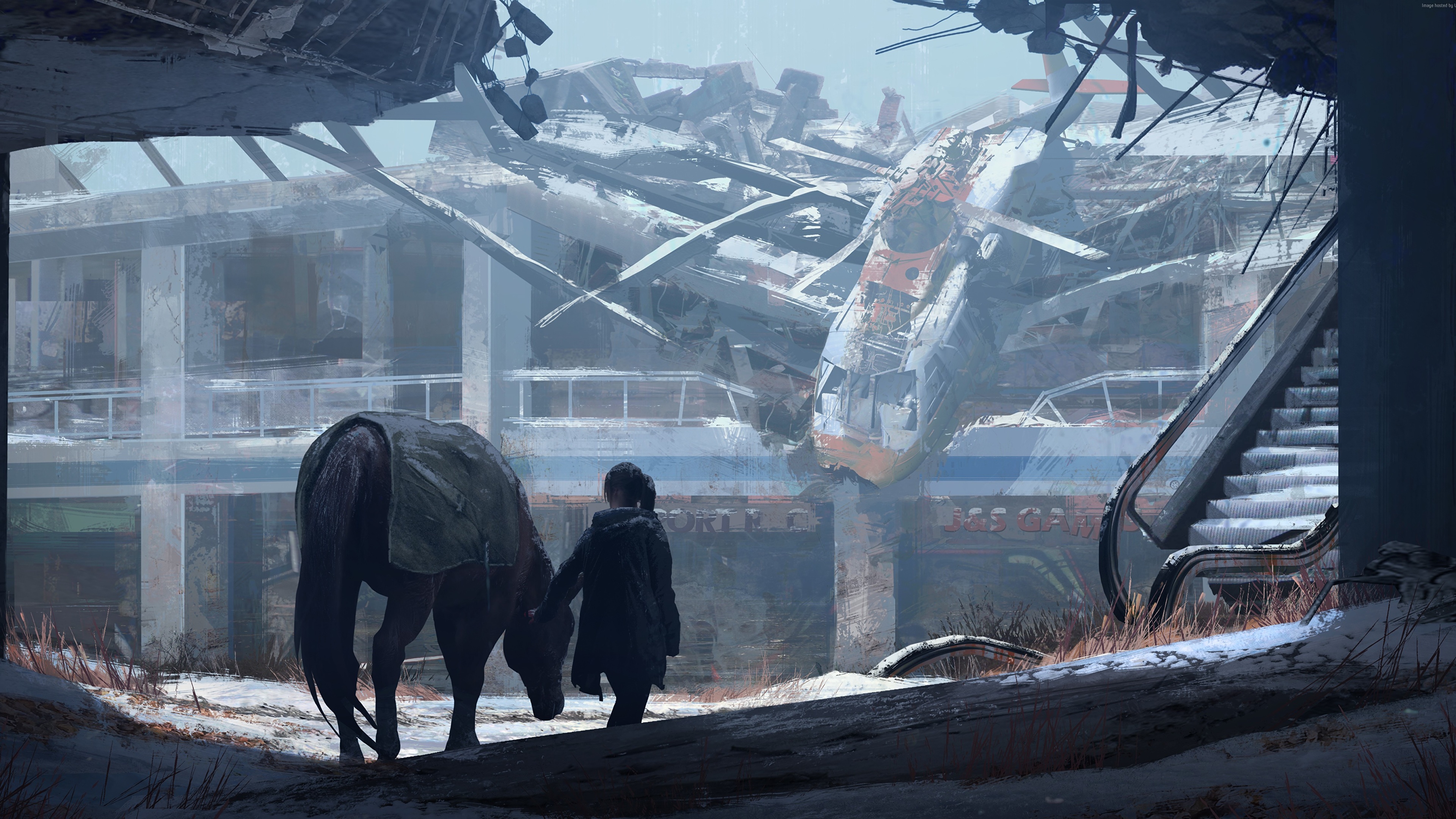 Last Of Us Wallpaper Art - HD Wallpaper 