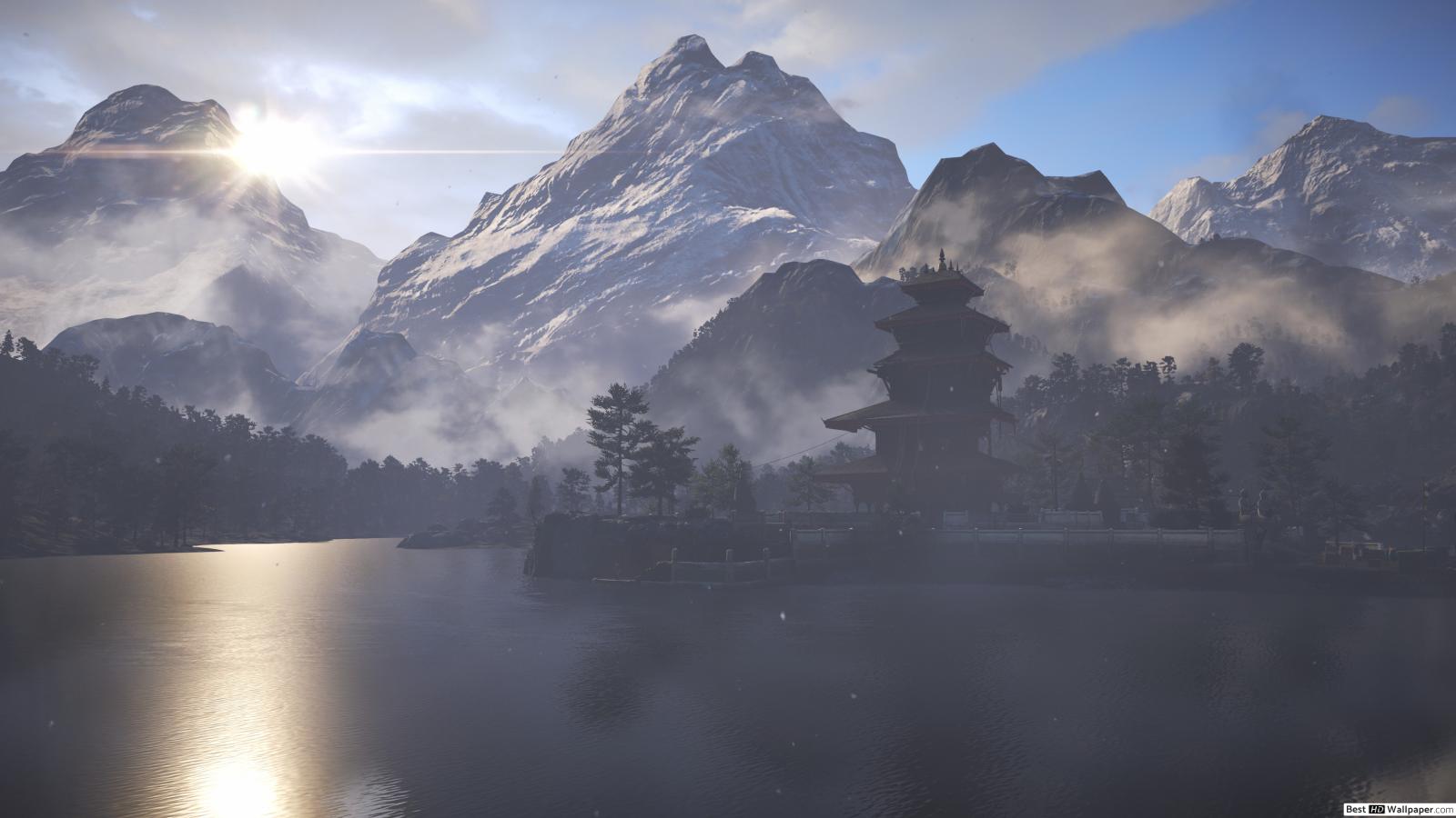 Far Mountain 4k - HD Wallpaper 