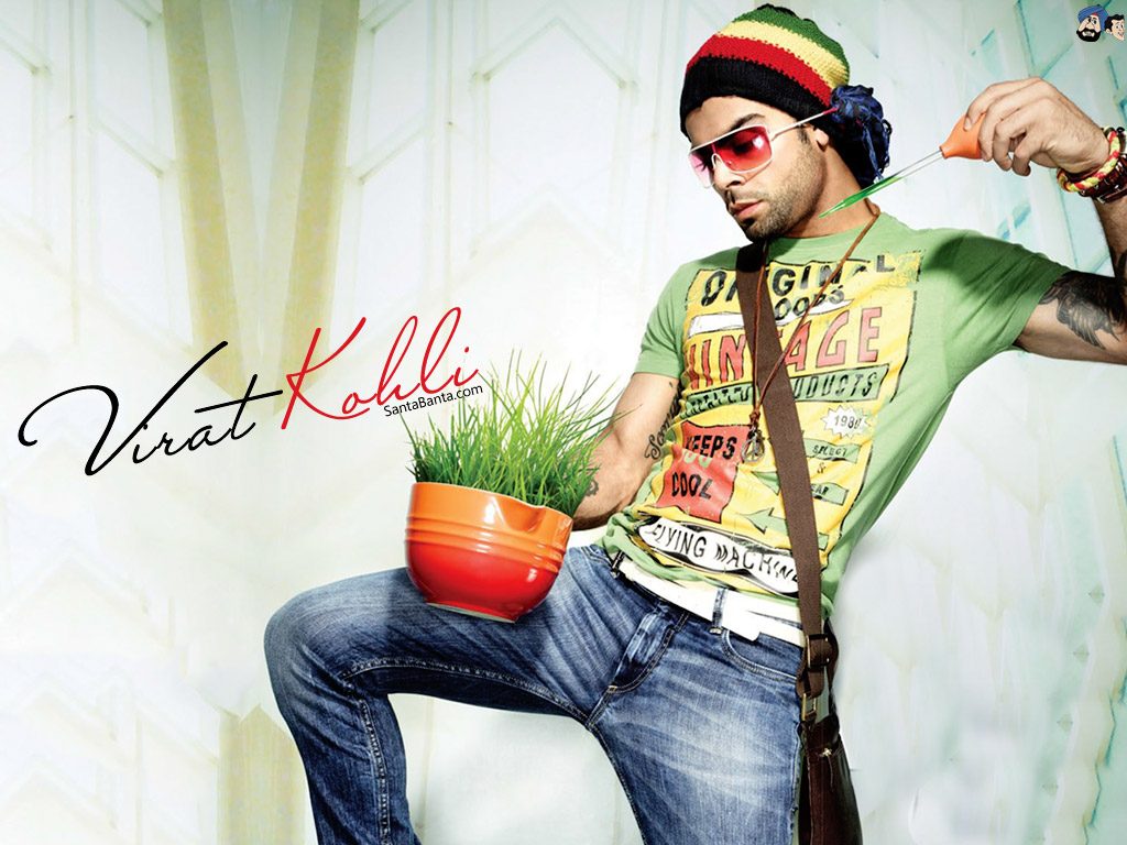 Virat Kohli Cool Looks - Virat Stylish Pic Download - HD Wallpaper 