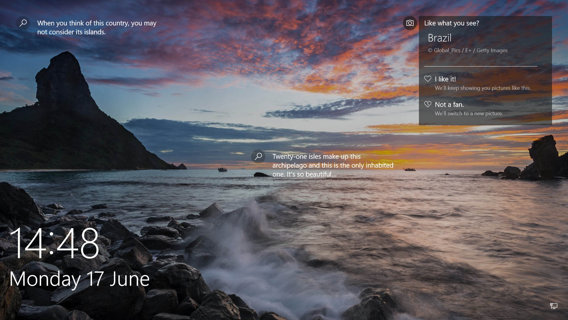 Praia Da Conceição Beach Fernando De Noronha Brazil - HD Wallpaper 