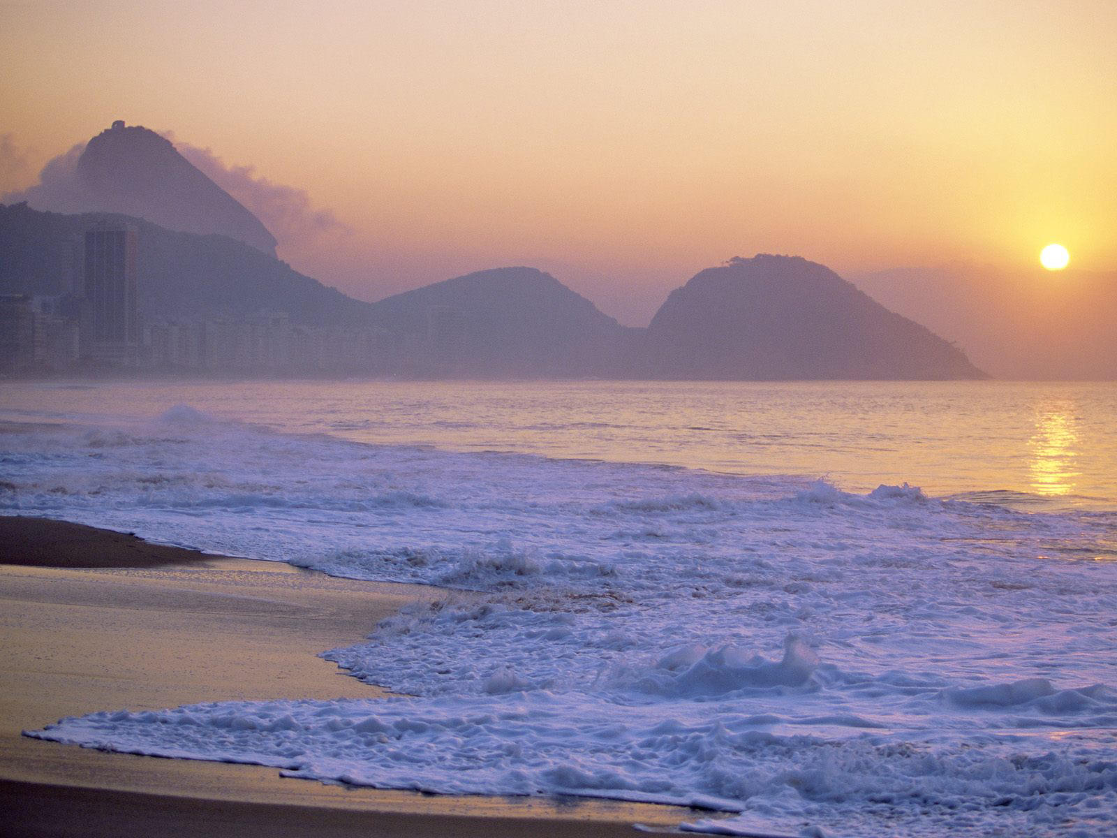 Copacabana Beach Sunset Wallpaper Hd - Hello June Beaches - HD Wallpaper 