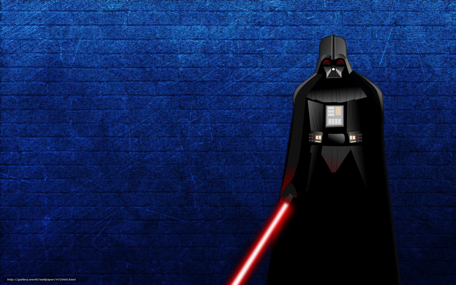 Baixar Wallpaper Star Wars, Darth Vader, Sabre De Luz, - Star Wars Blue Background - HD Wallpaper 