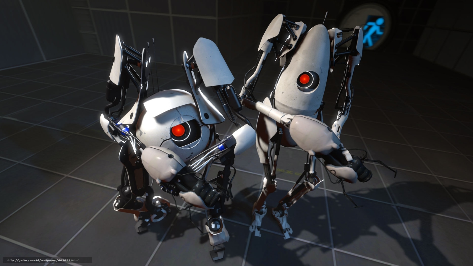 Baixar Wallpaper Robs, Portal 2, Alta E Baixa Papis - Portal 2 - HD Wallpaper 
