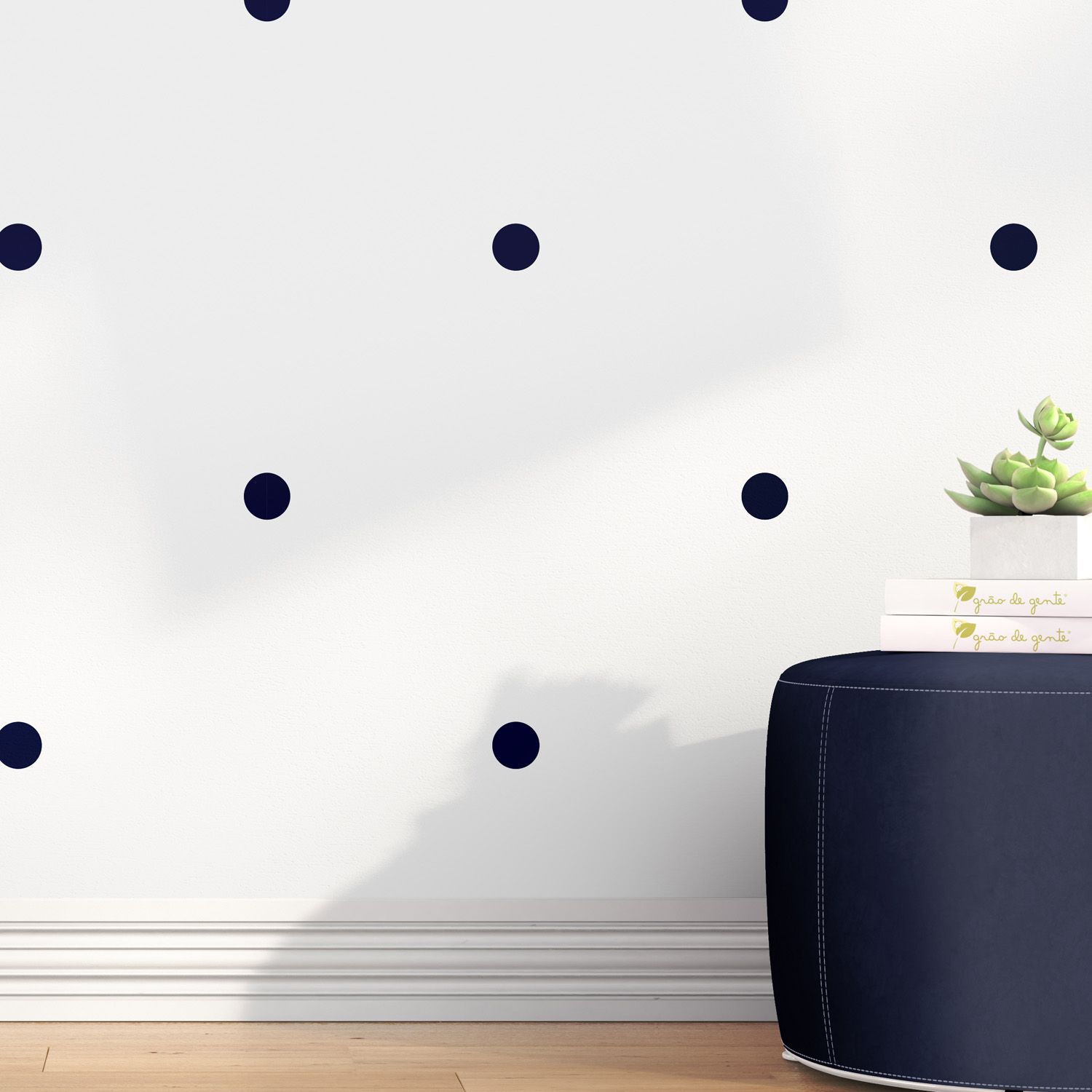 Papel De Parede Bolinhas Azul Marinho 3m - Pápel De Parede Bolinha Azul - HD Wallpaper 