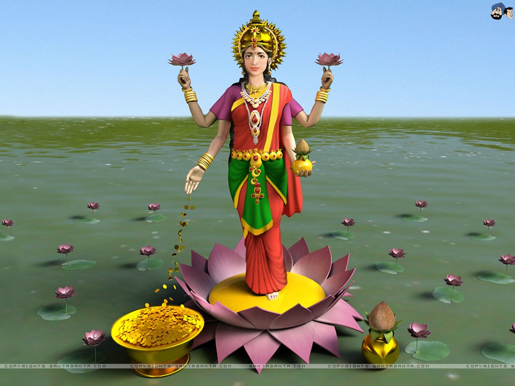 God Lakshmi Images Hd - Goddess Laxmi - HD Wallpaper 
