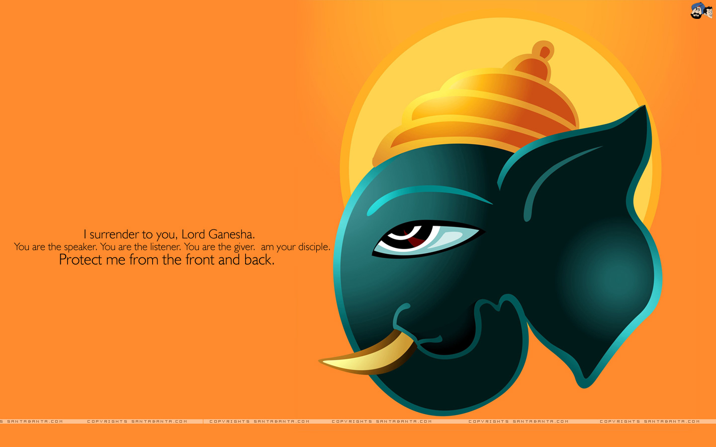 Vakratunda Mahakaya Ganesh Chaturthi - HD Wallpaper 