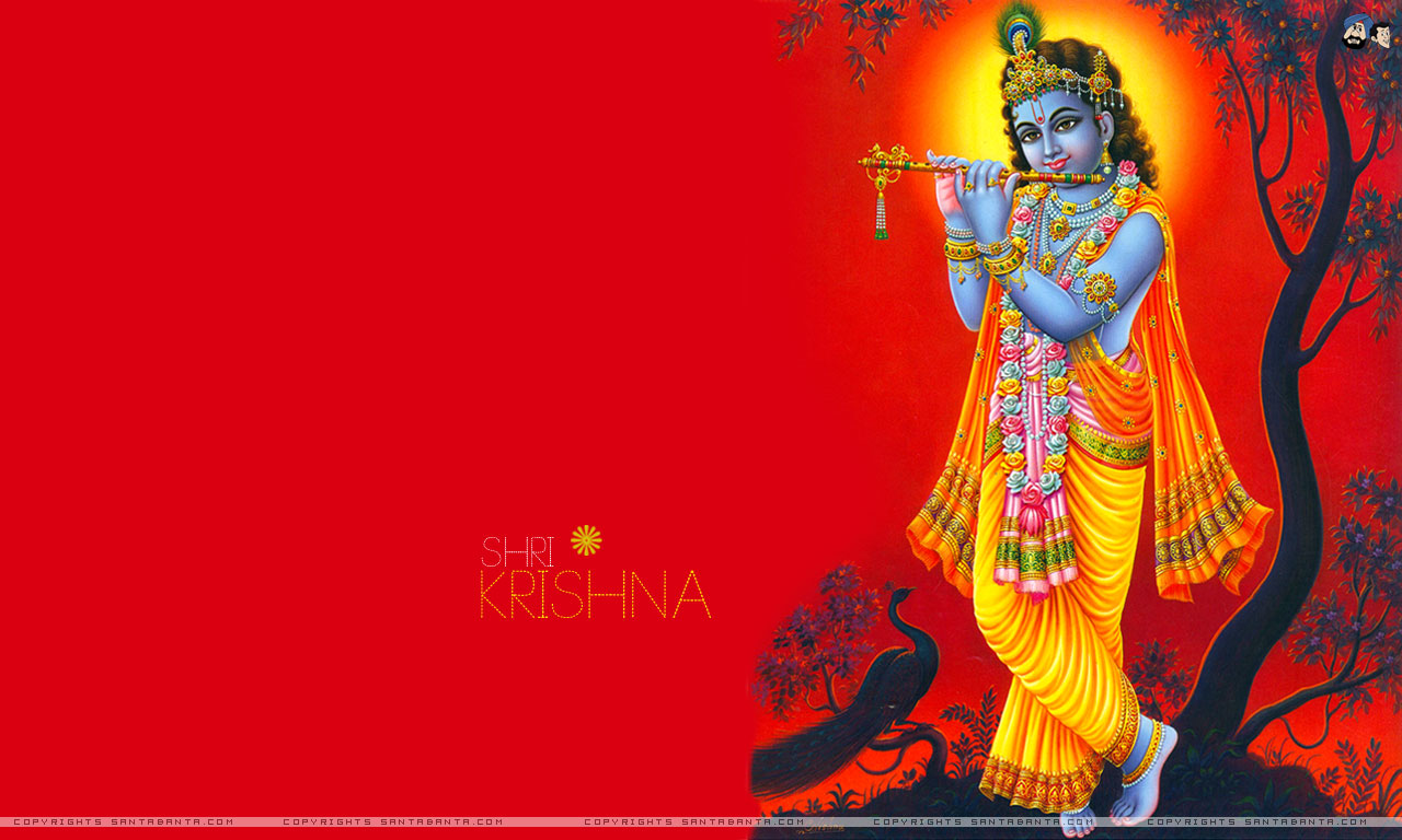 Lord Krishna Wallpapers Download Full Size Hd-facebook - Happy Janmashtami Greeting Cards - HD Wallpaper 