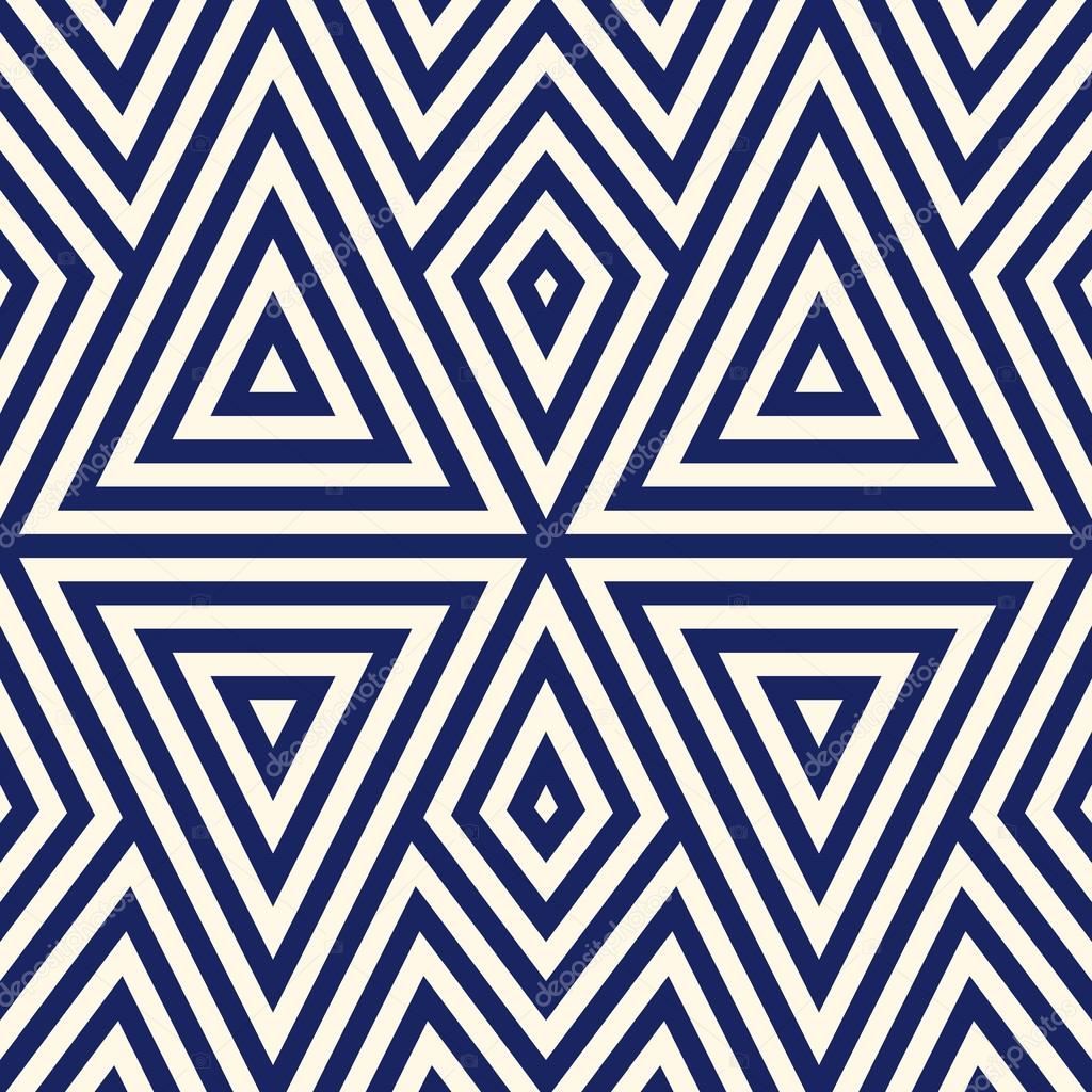 Geometric Blue African Pattern - HD Wallpaper 