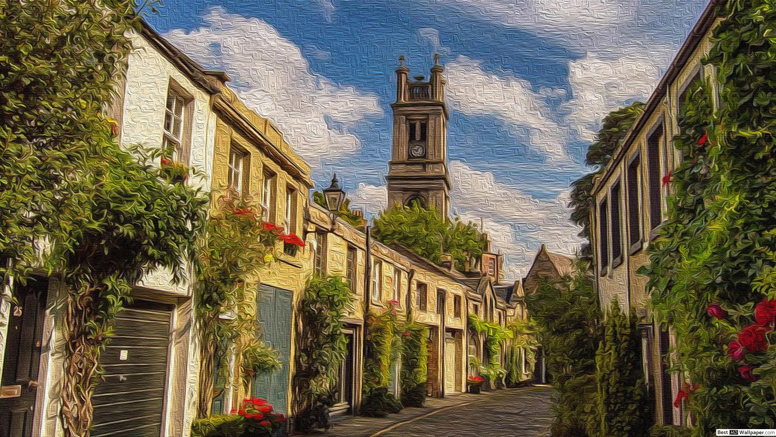 Edinburgh Circus Lane - HD Wallpaper 