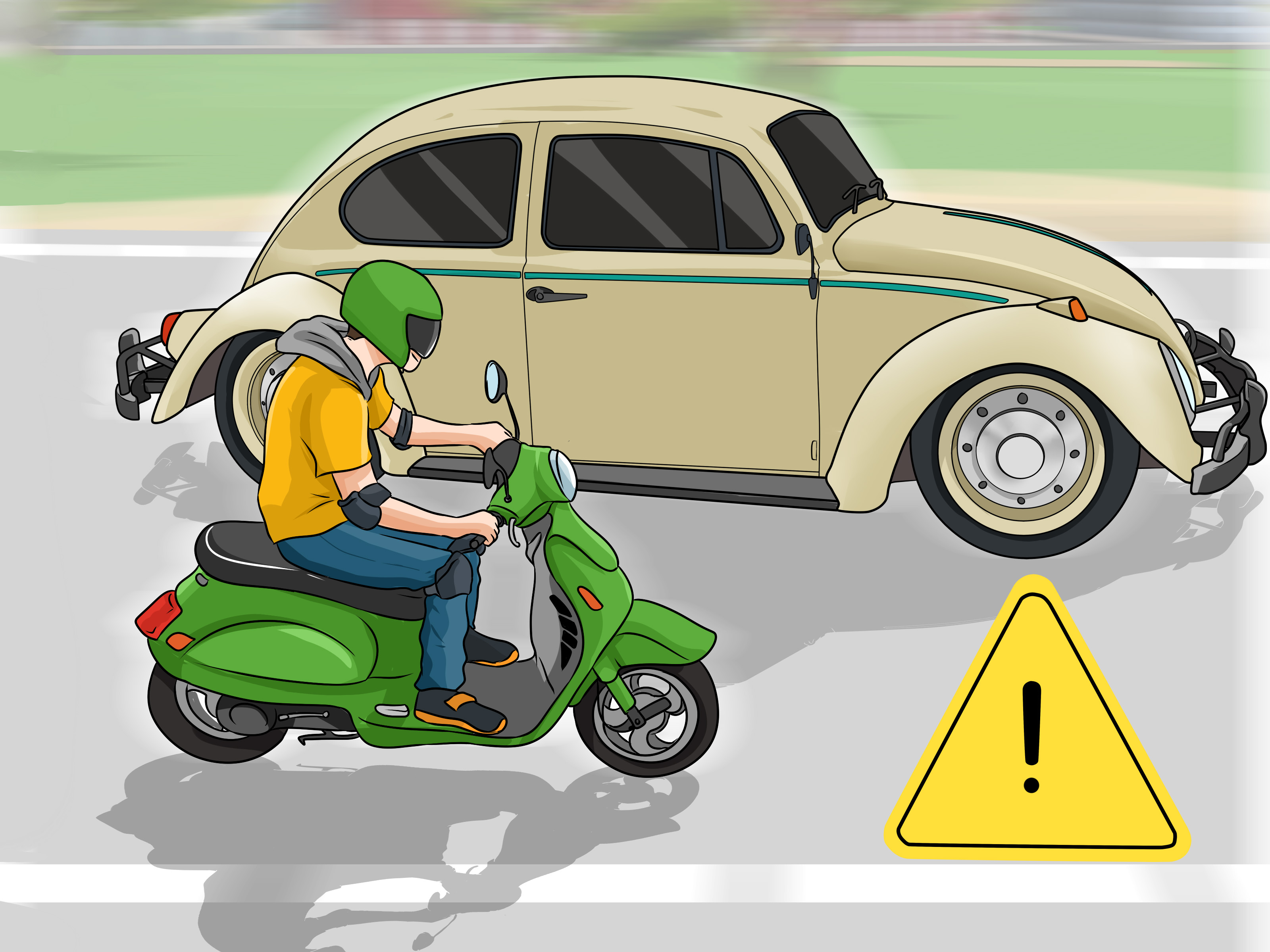 Image Titled Ride A Scooter Step - Ride Scooter - HD Wallpaper 