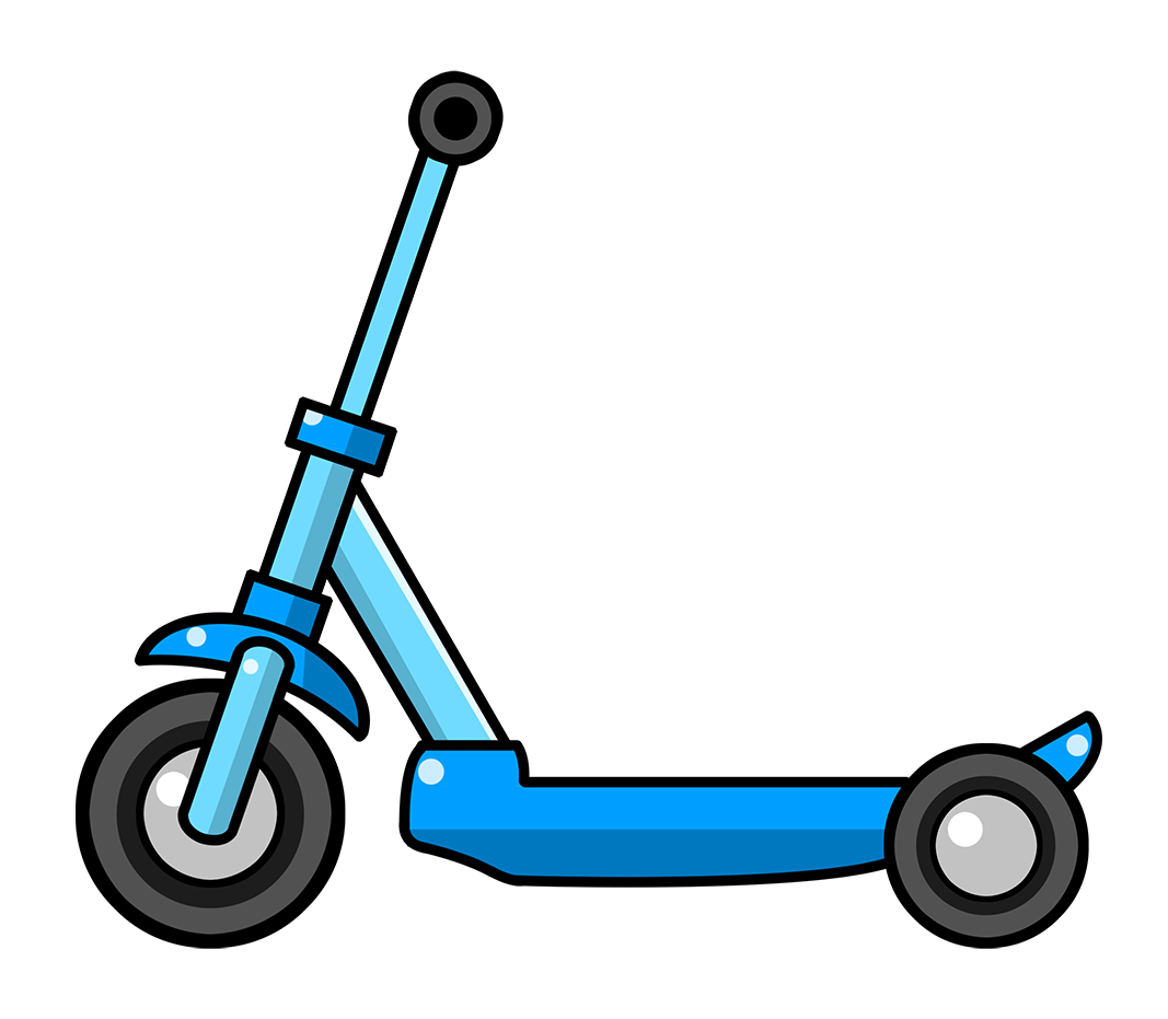 Scooter - Clipart - Scooter Clipart - HD Wallpaper 