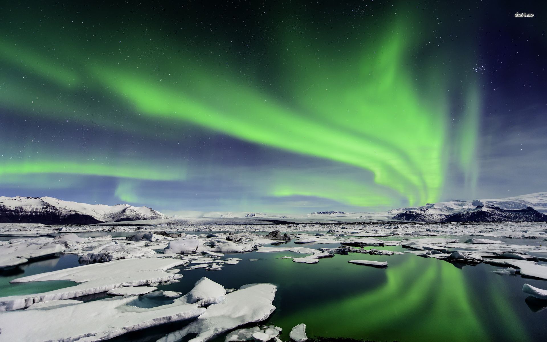 Background Northern Lights Iceland - HD Wallpaper 