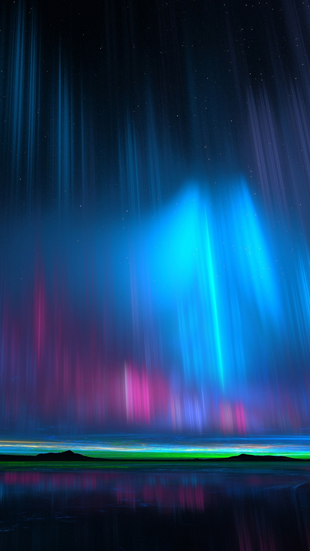 Aurora Iphone Screen Lock Wallpaper With High-resolution - Northern Lights Wallpaper Night - HD Wallpaper 