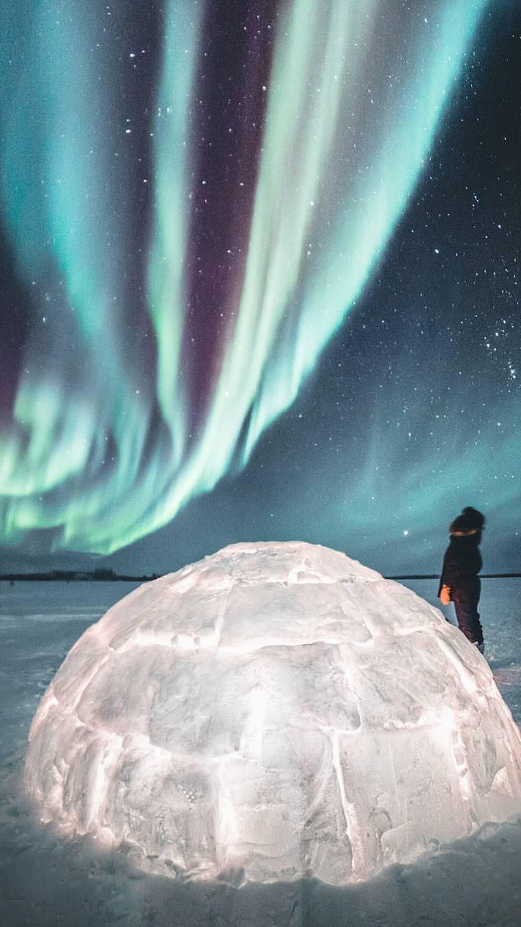 Northern Lights Alaska Iphone - HD Wallpaper 