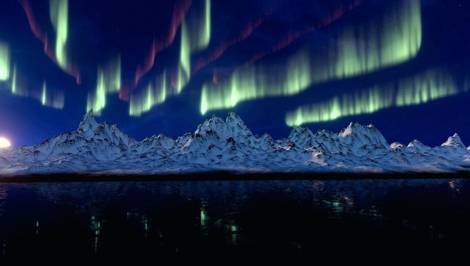 Northern Lights Wallpaper Wallpaper Northern Lights - HD Wallpaper 