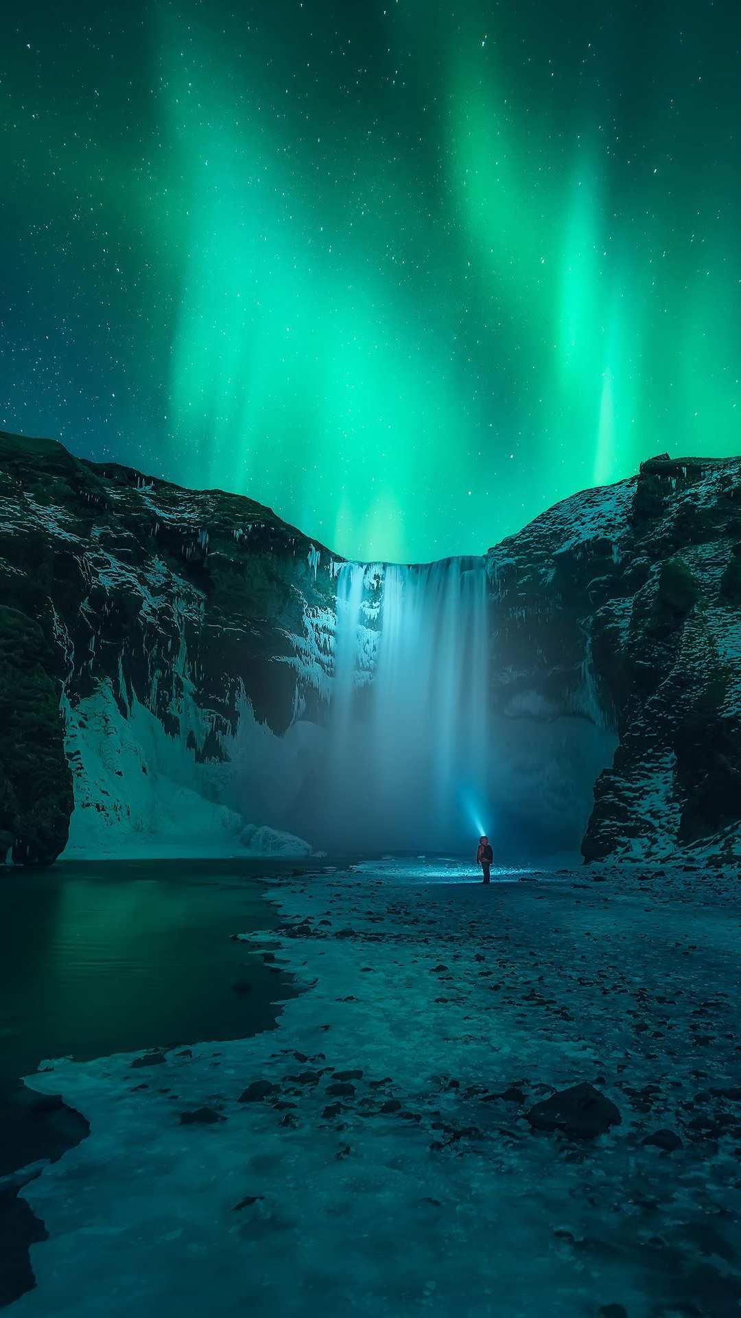 Northern Lights Iceland Iphone - HD Wallpaper 