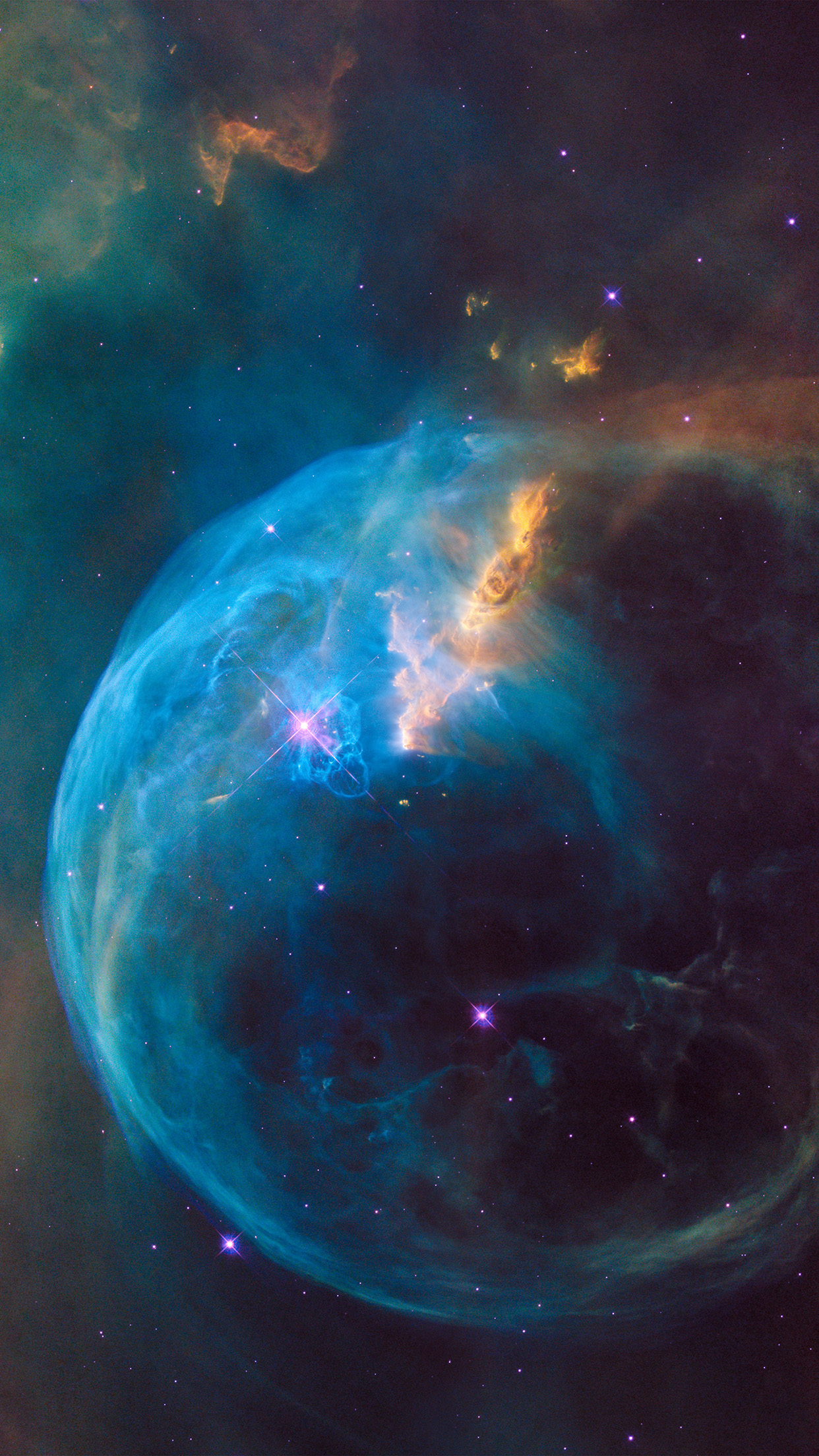 Hubble Bubble Nebula - HD Wallpaper 