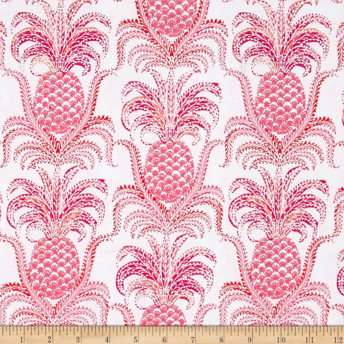 Michael Miller Tradewinds Pineapple Express Pink - Michael Miller Pineapple Express In Isle - HD Wallpaper 