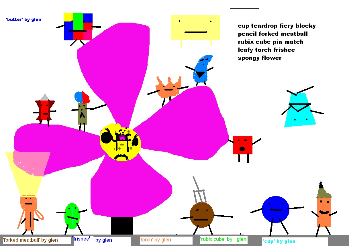 Flowers Leadership - Battle For Dream Island Pin - HD Wallpaper 