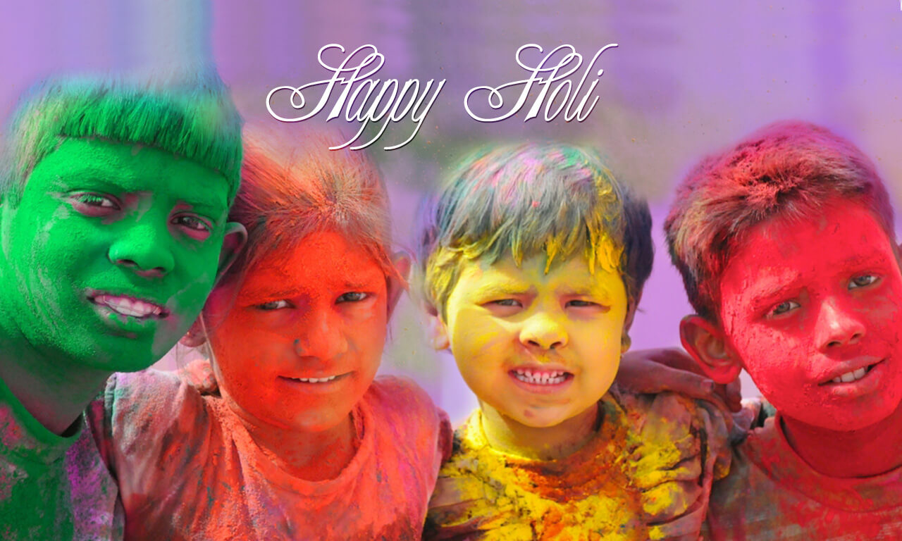 Holi Festival In School - HD Wallpaper 
