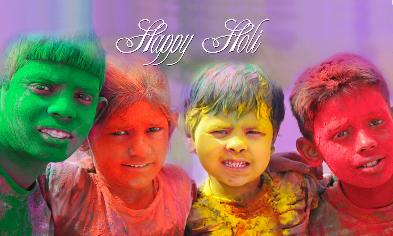 Holi Festival In School - HD Wallpaper 