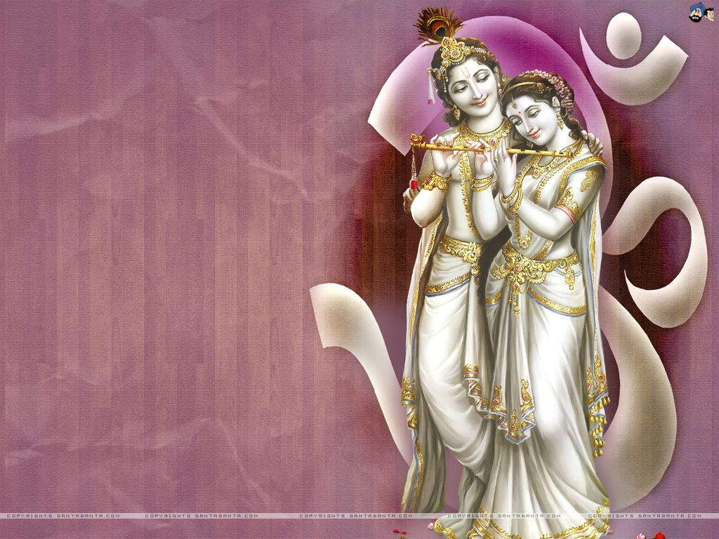 Free Nice Santabanta Images On Your Gadgets - Radha Krishna Jugal Milan Hd - HD Wallpaper 