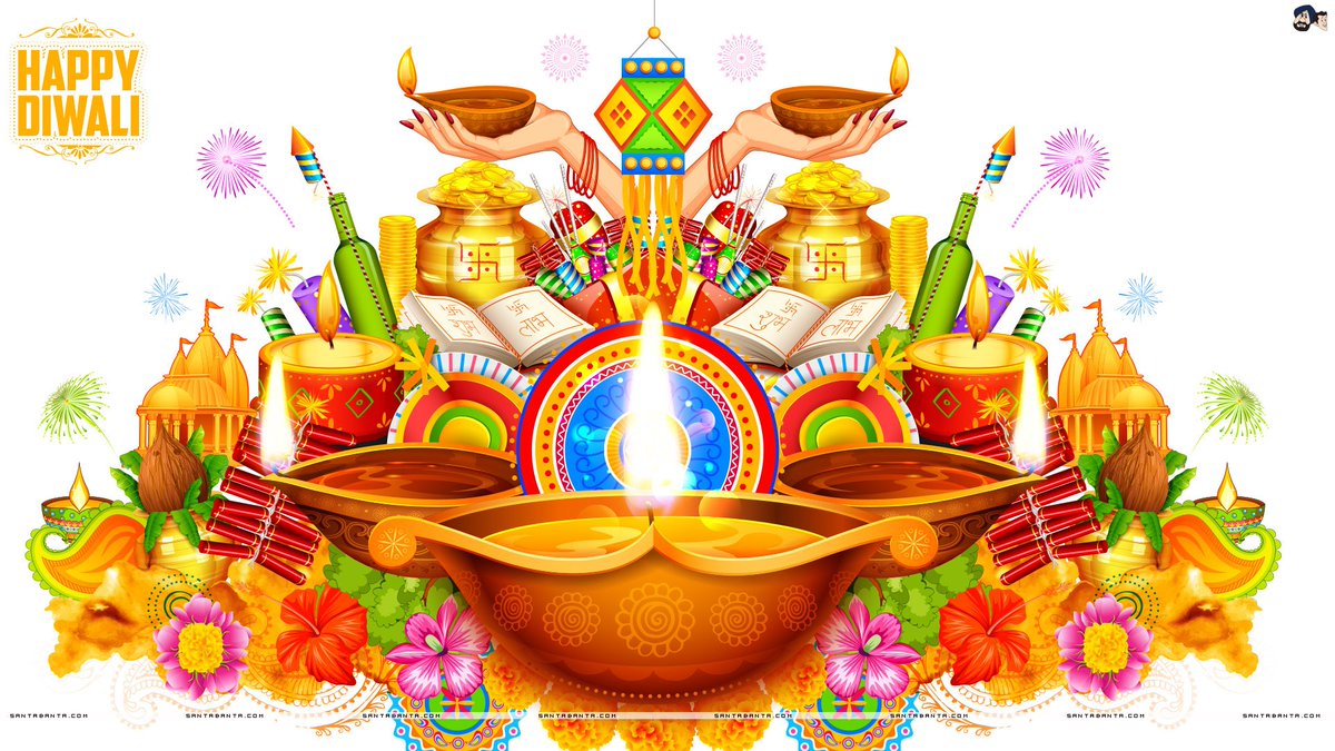 Happy Diwali Festival Diwali Clipart - HD Wallpaper 